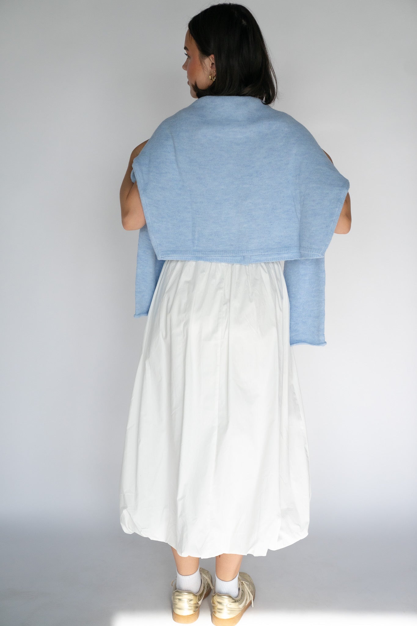 Cloud Hem Midi Dress