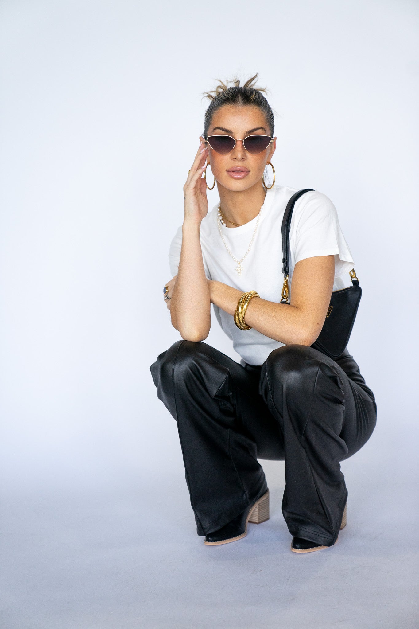 Vegan Leather Staple Pants (Multiple Colors)