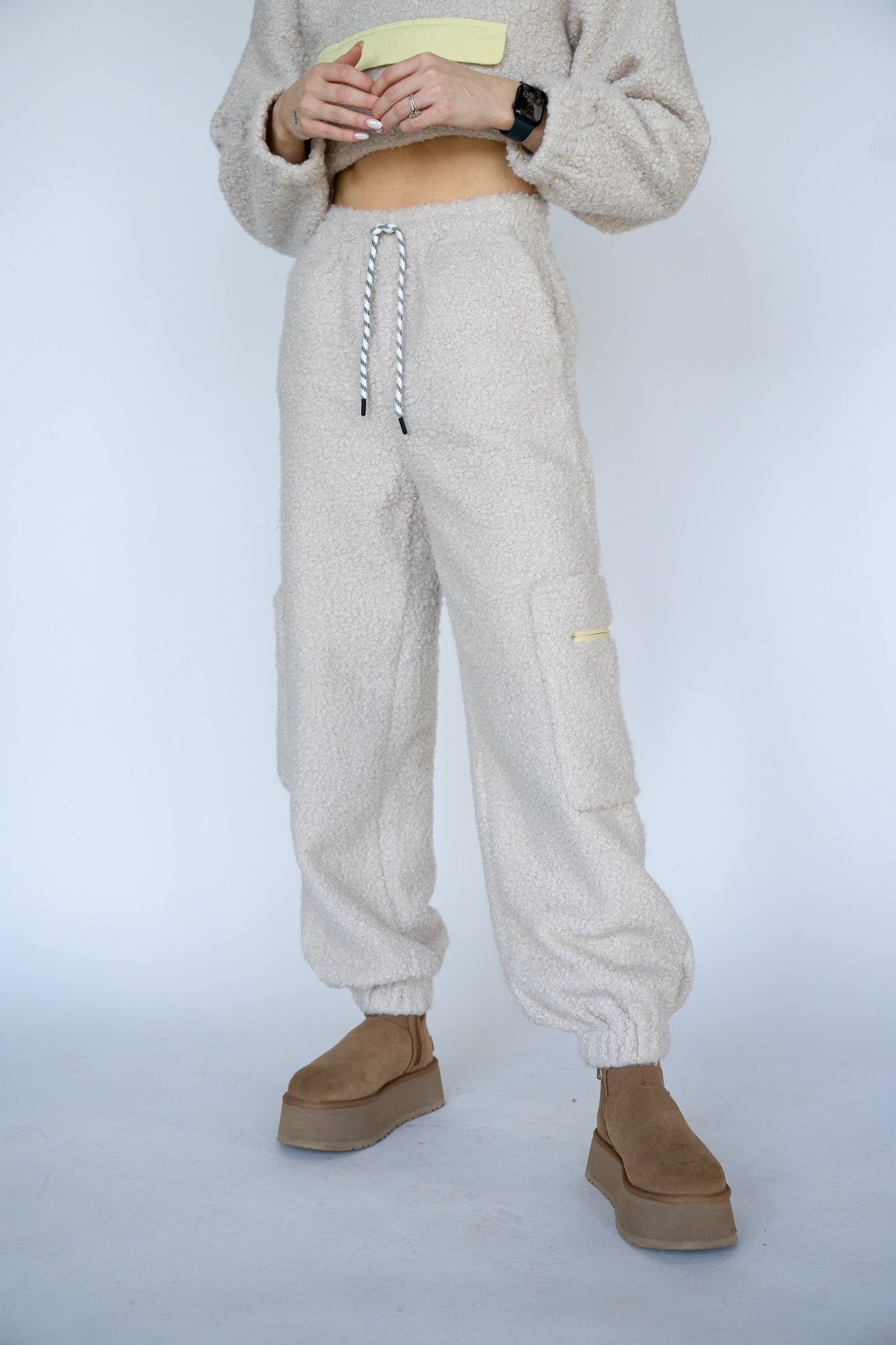 Cozy Cream Joggers