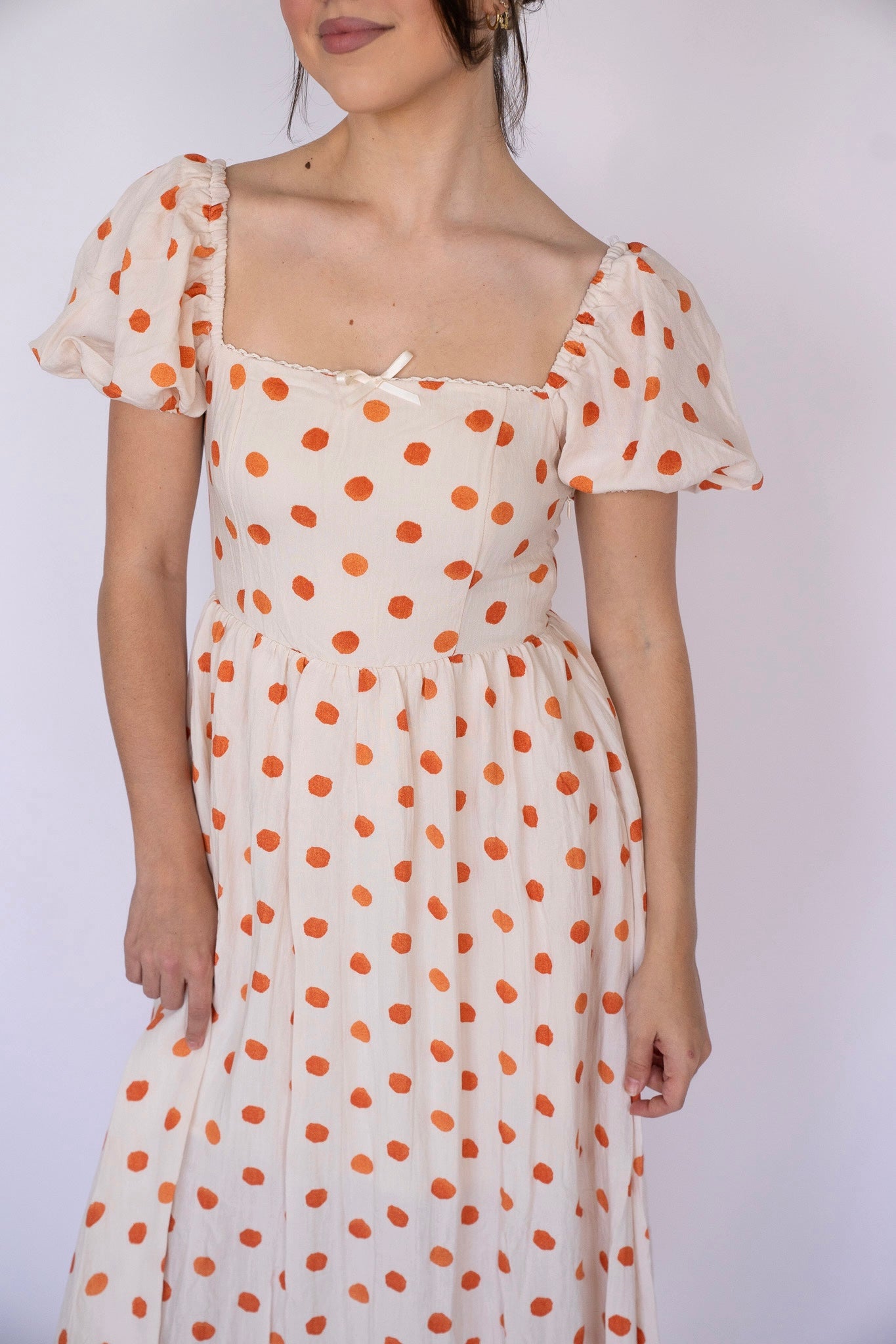 Clementine Dottie Midi Dress