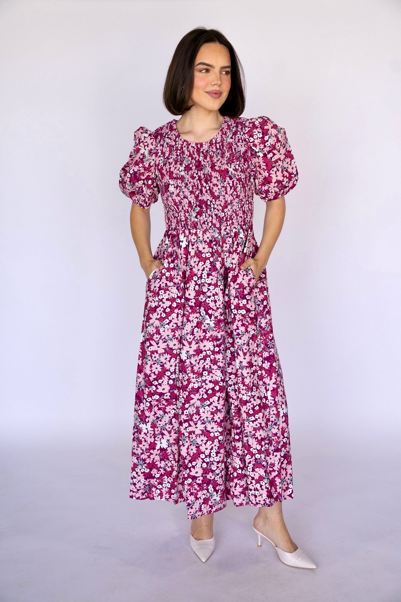 Bloomfield Smocked Midi Dress