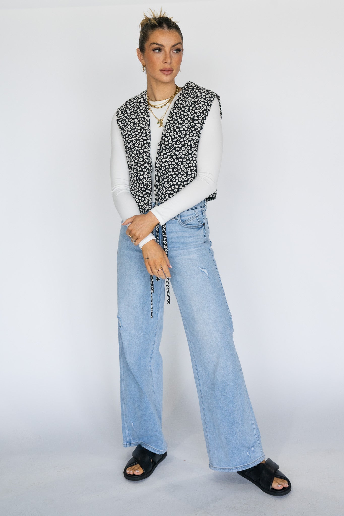 Elevated Floral Vest