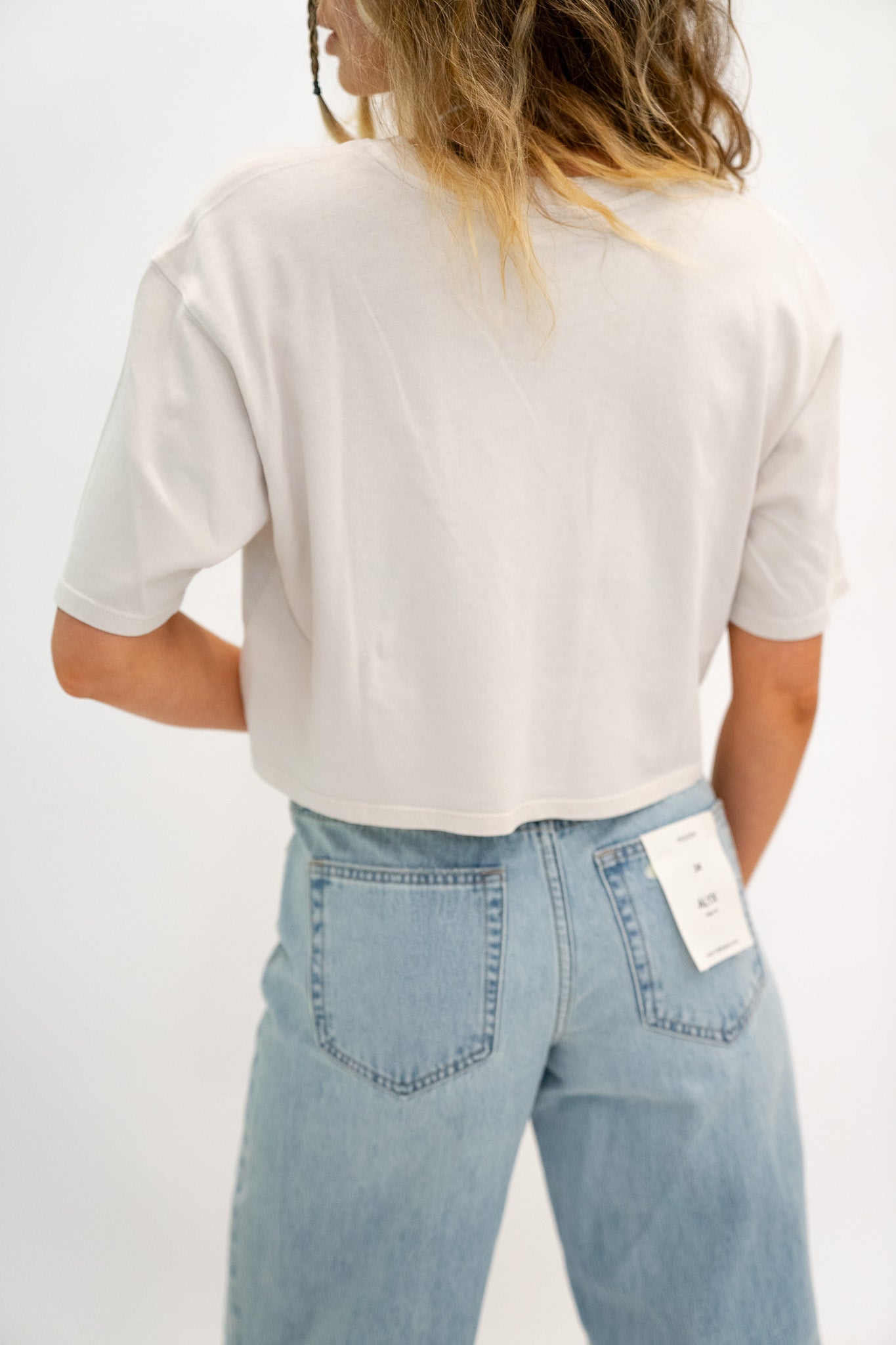 David Cropped Tee Multiple Colors)