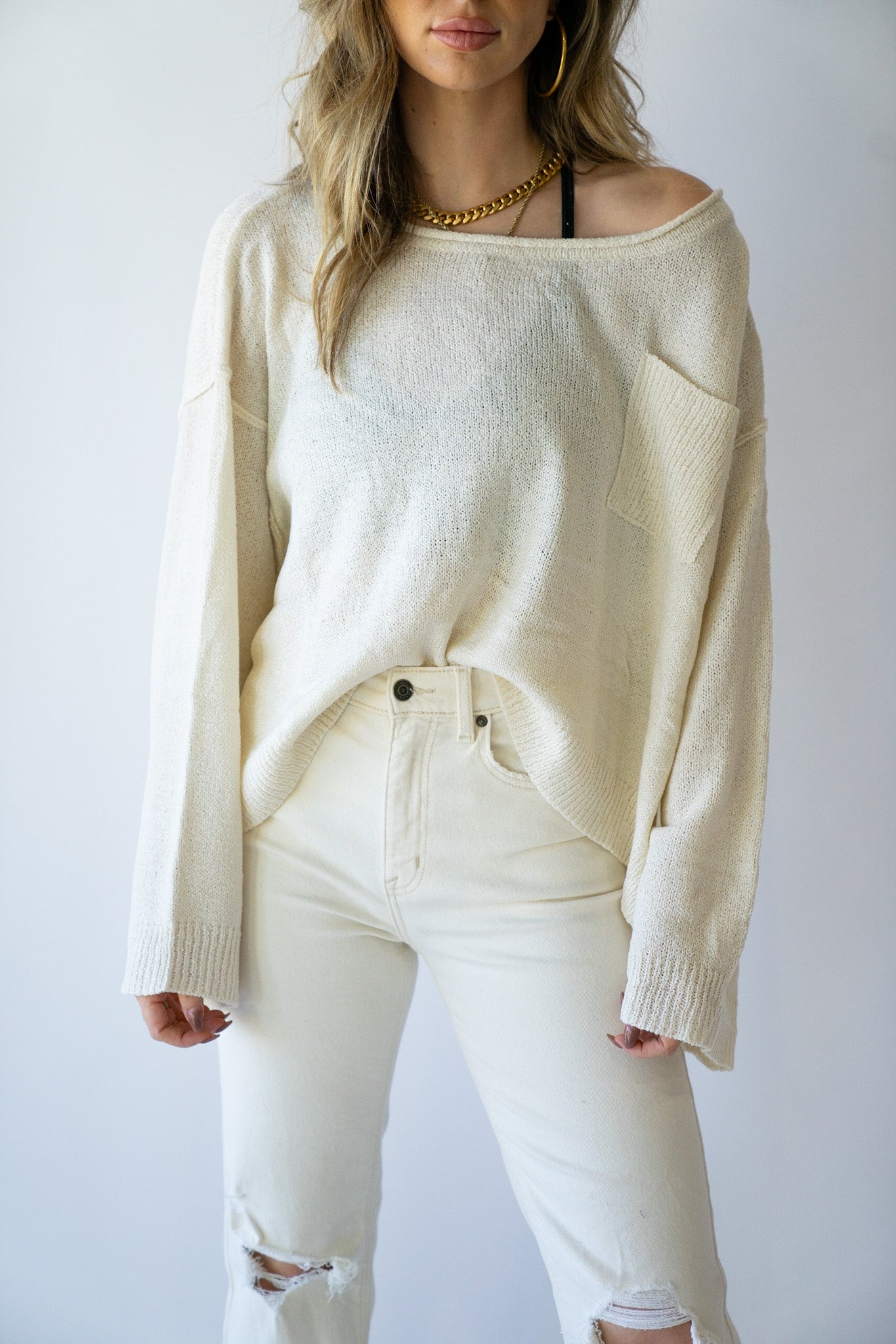 Knit Crop Pullover