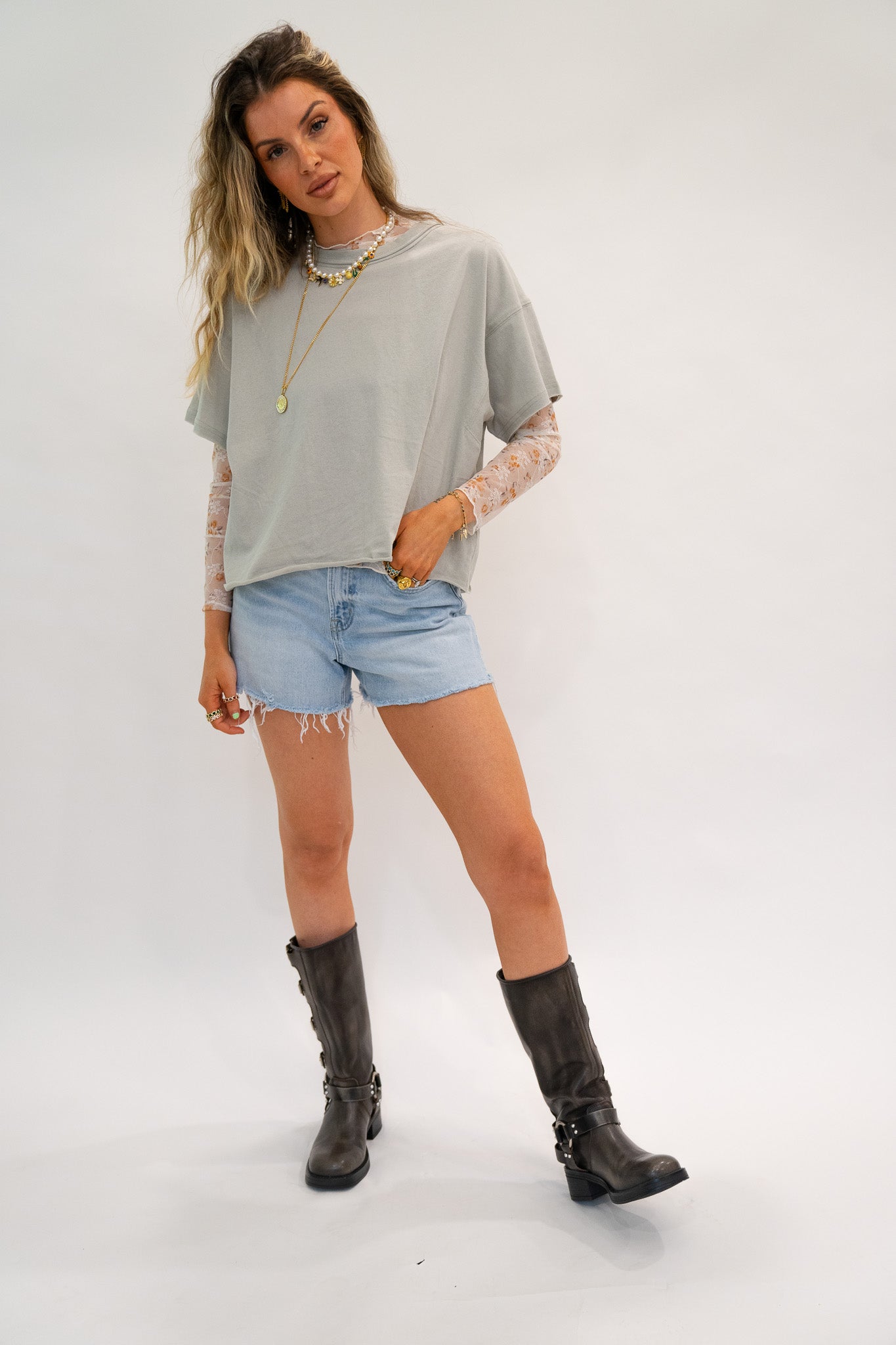 Raw Cut Staple Tee (Multiple Colors)