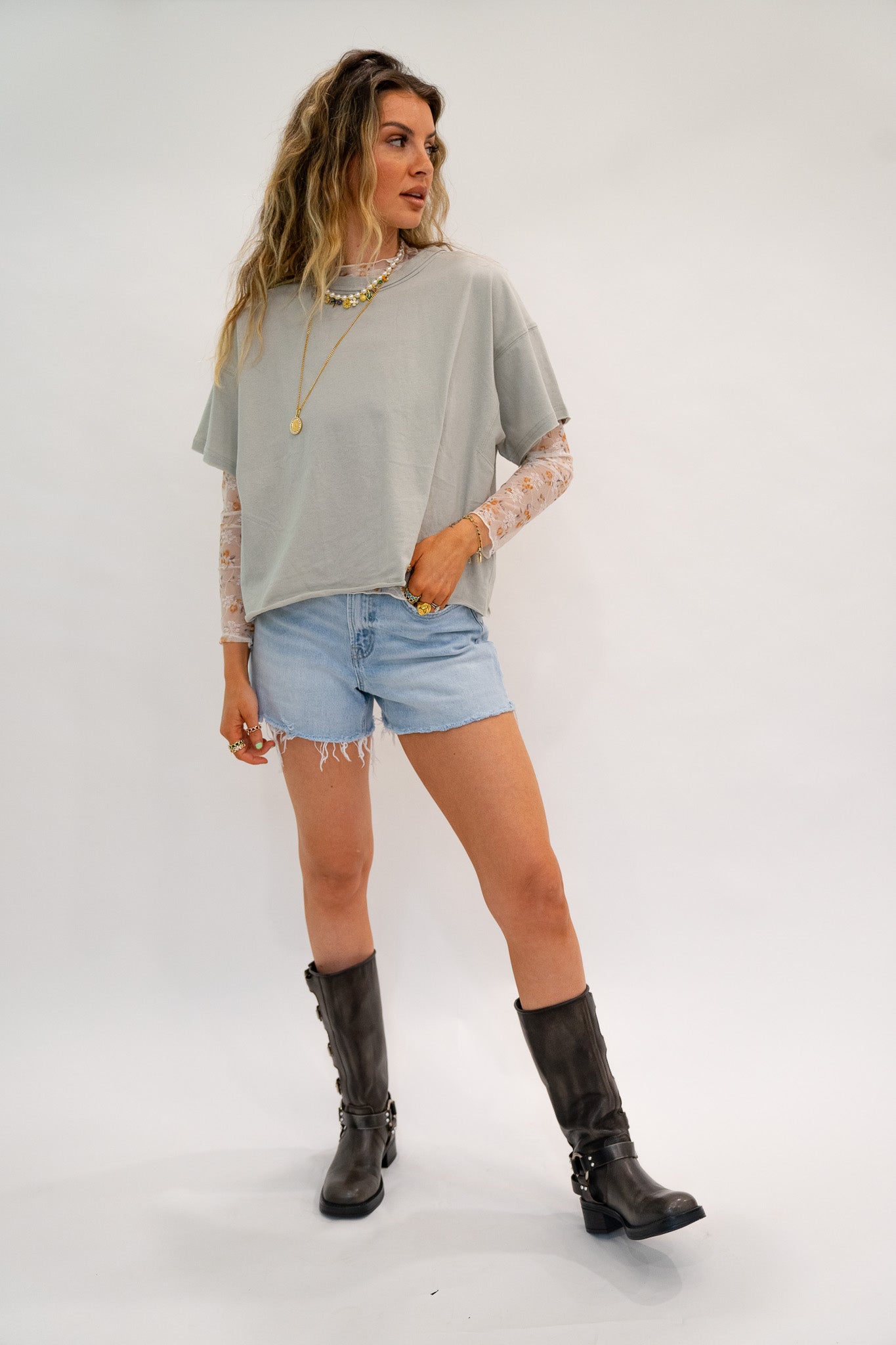 Raw Cut Staple Tee (Multiple Colors)