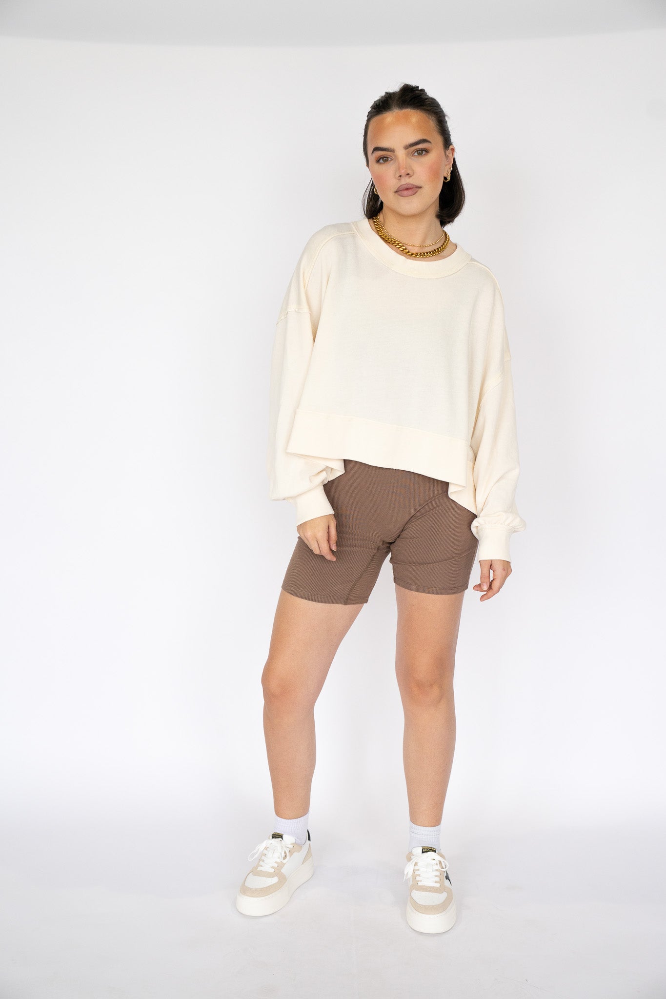 Cloud Cropped Pullover