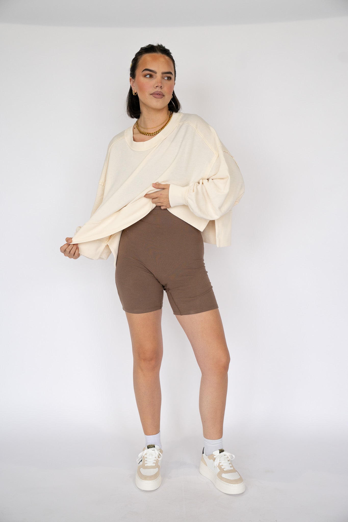 Cloud Cropped Pullover