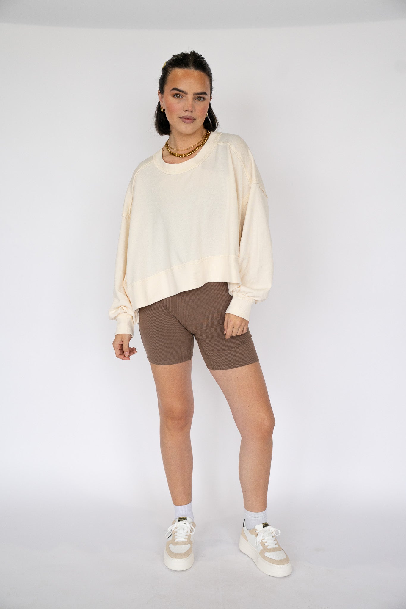 Cloud Cropped Pullover