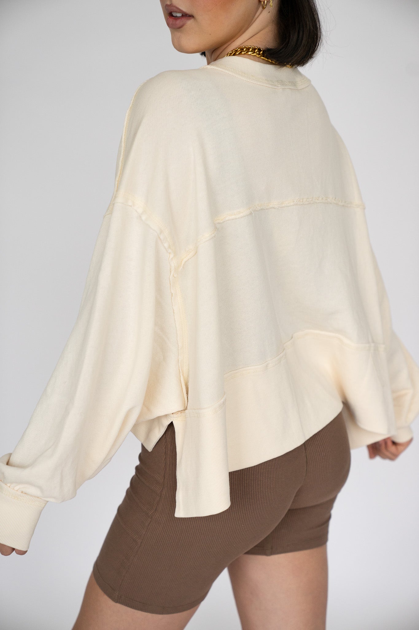 Cloud Cropped Pullover
