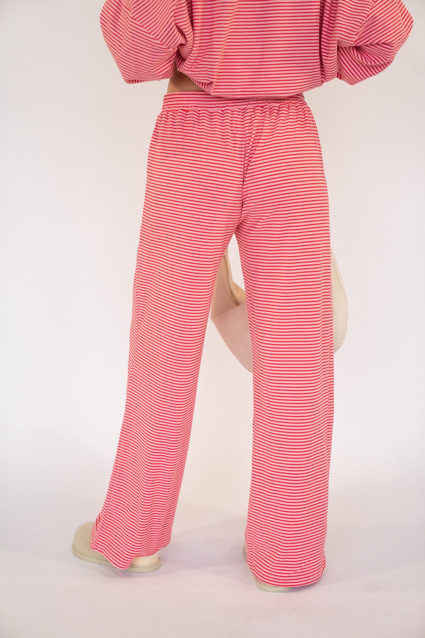 Pink/Red Striped Pants