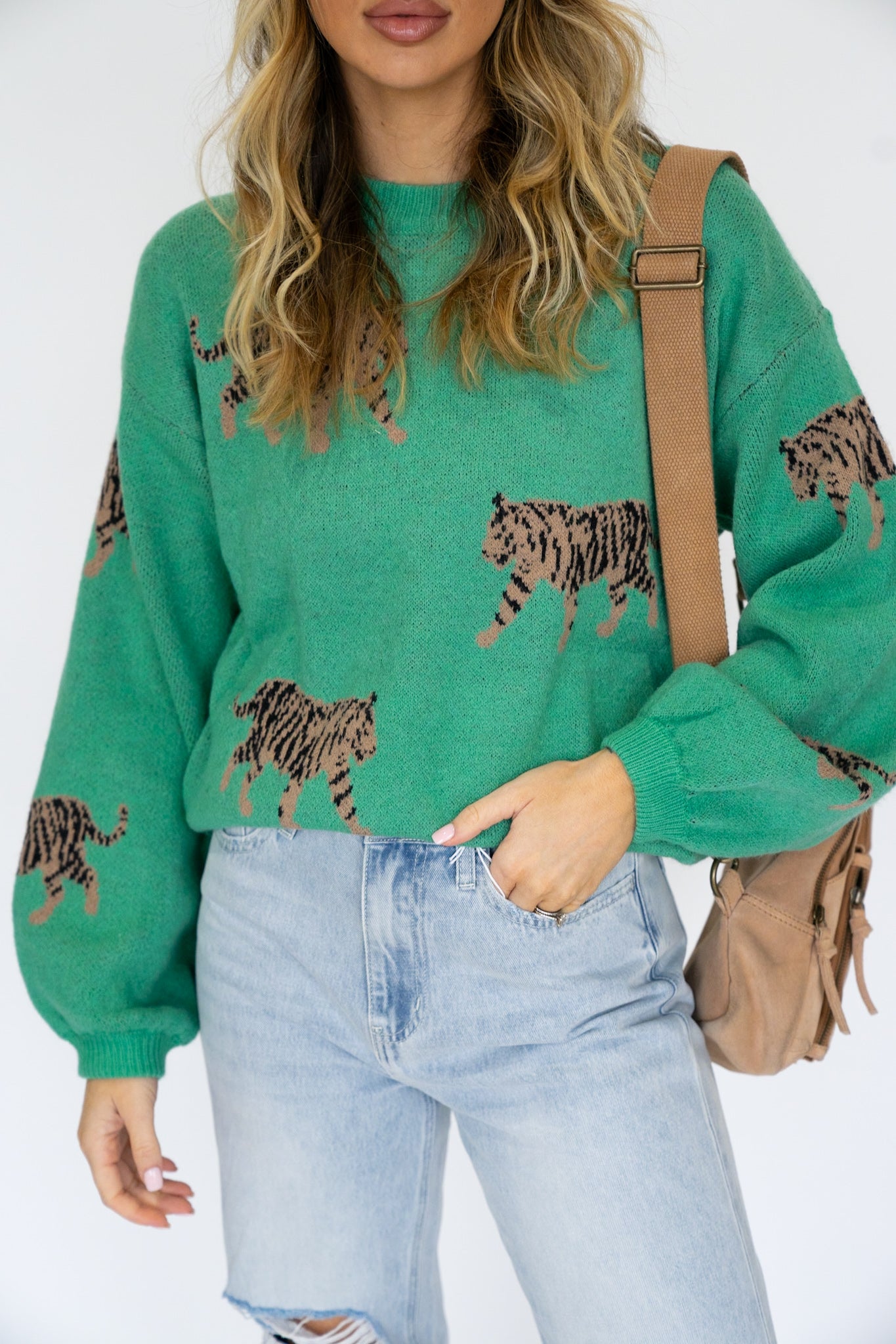 Tiger Pattern Sweater (Multiple Colors)