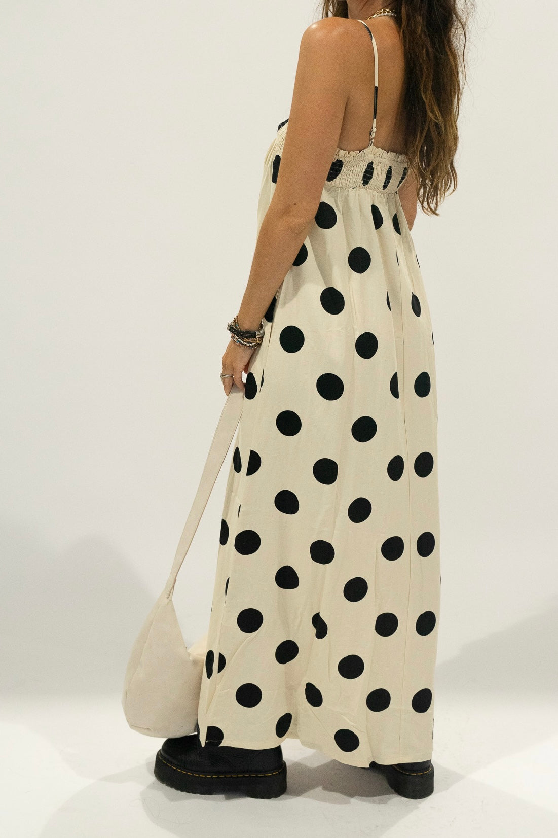 Polka Dot Maxi Dress (Multiple Colors)