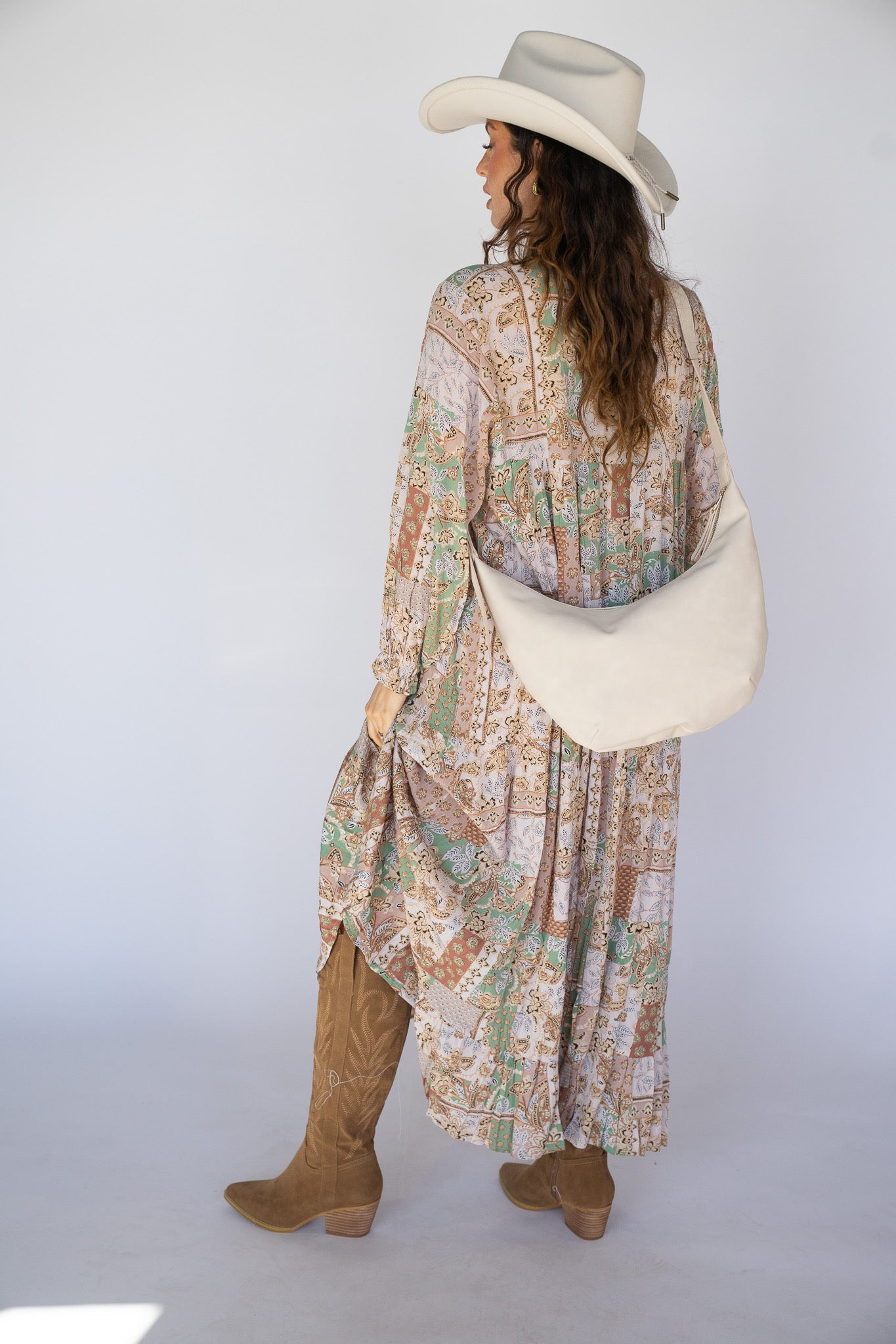 Desert Bloom Boho Maxi