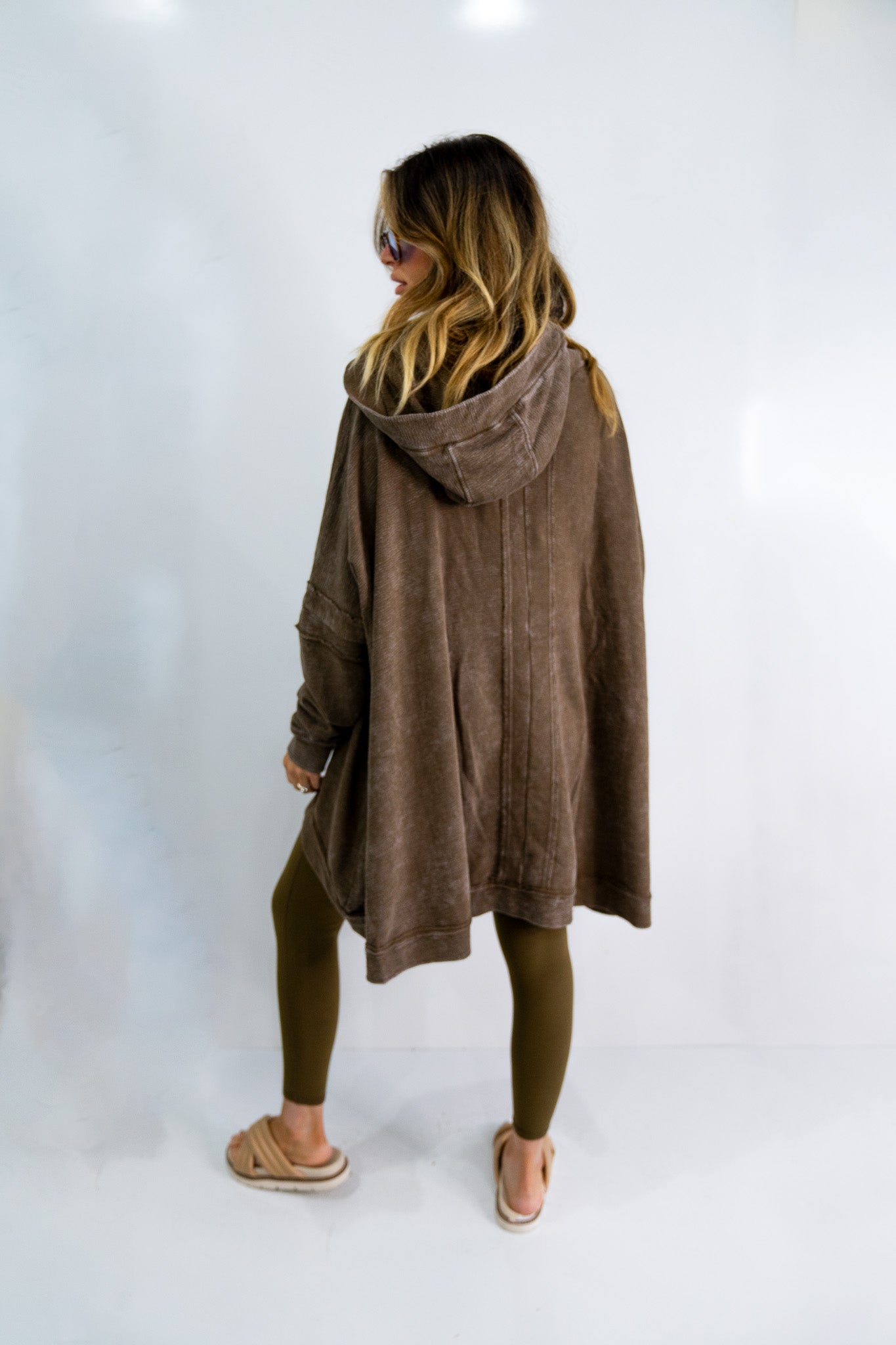 Her Cozy Poncho (Multiple Colors)