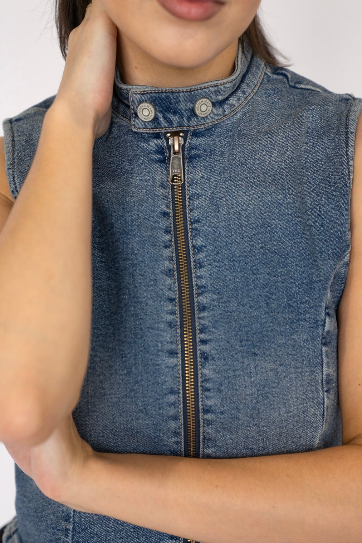 Rebel Edge Denim Vest