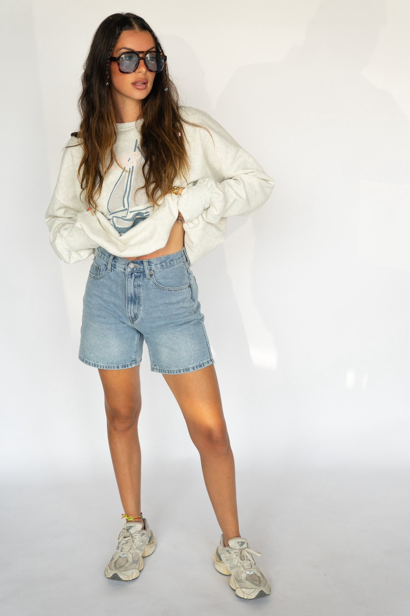 90's Mom Denim Shorts