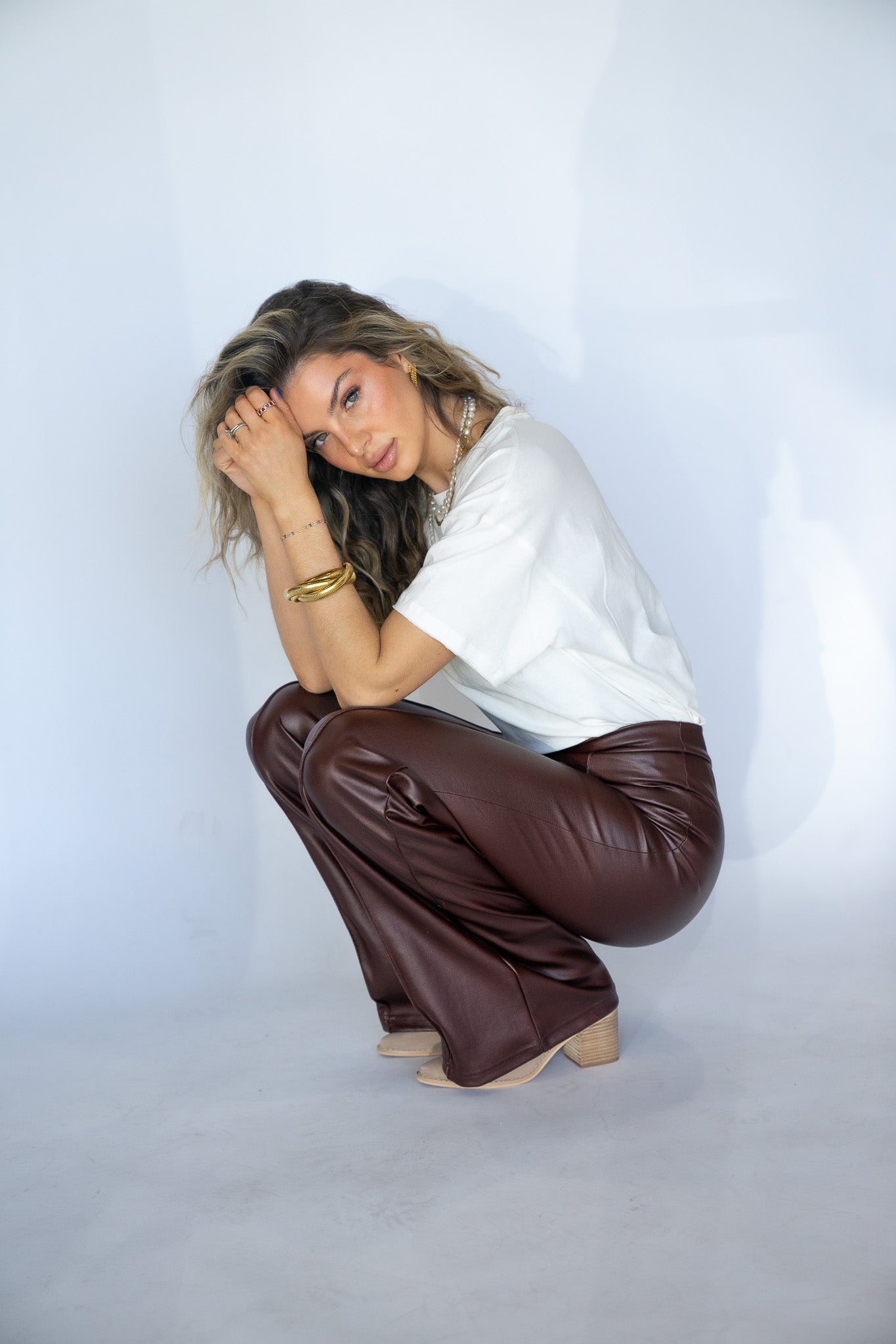 Vegan Leather Staple Pants (Multiple Colors)