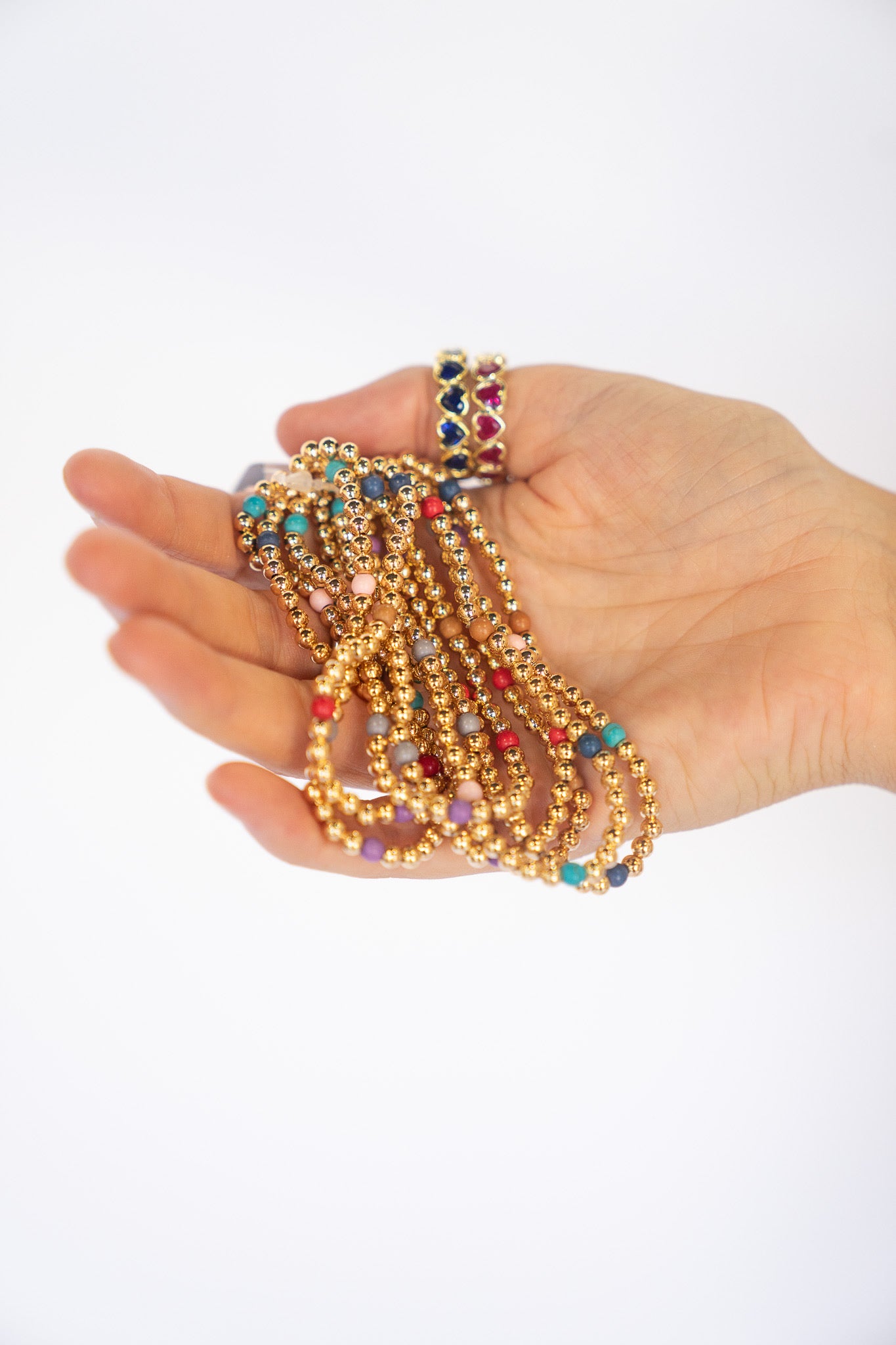 Multicolor Bracelet Stack