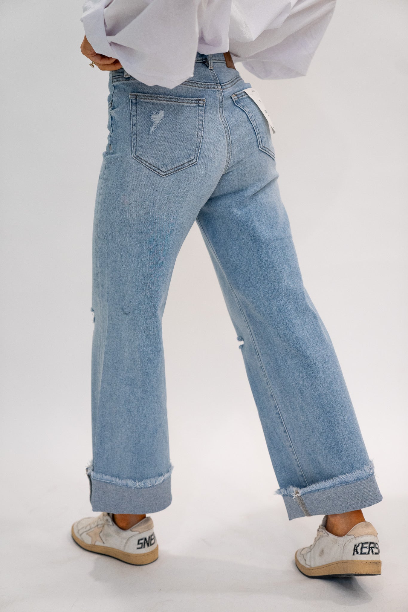 Sunshine Frayed Denim