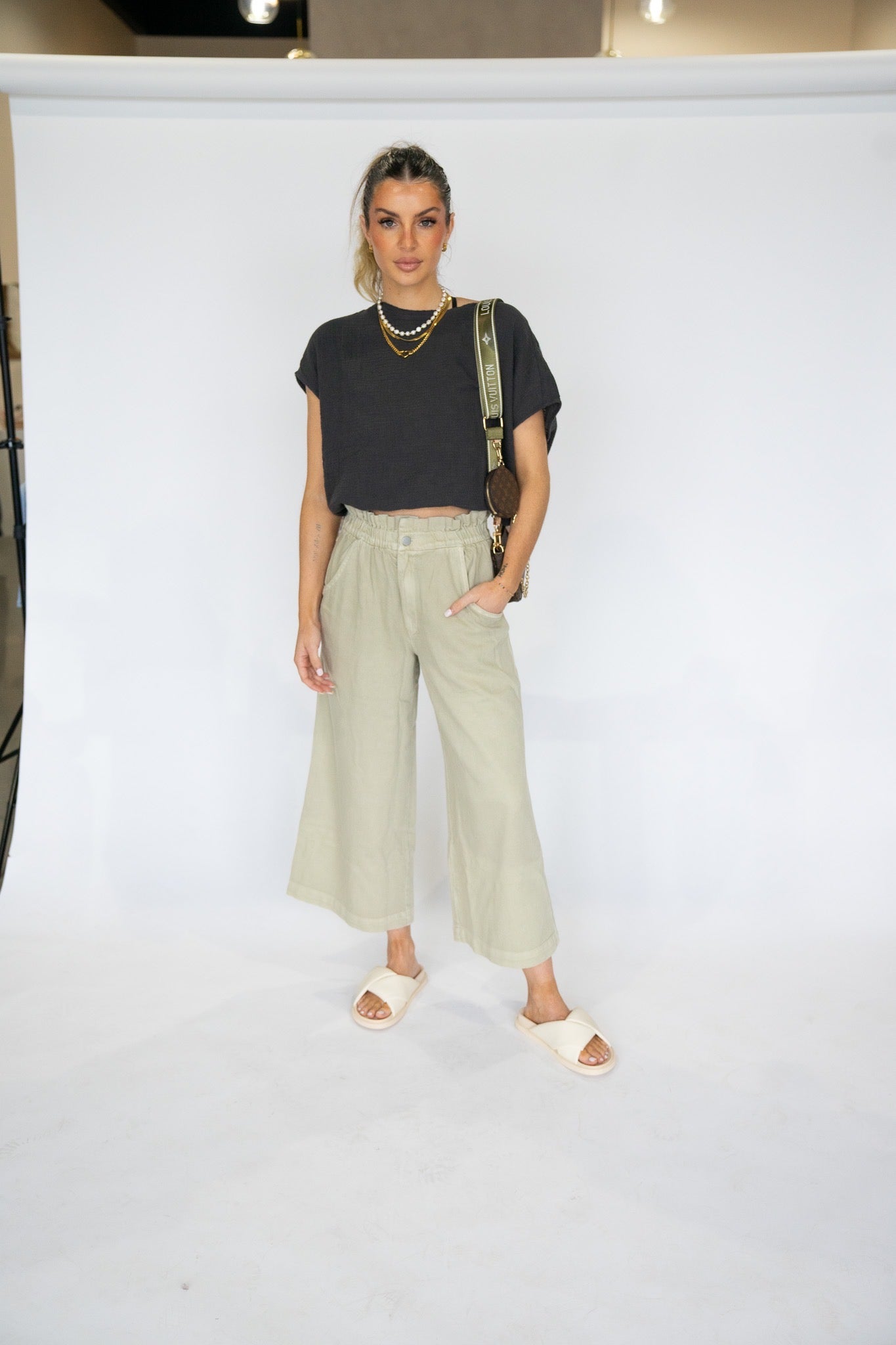 Gauze Elevated Oversized Top