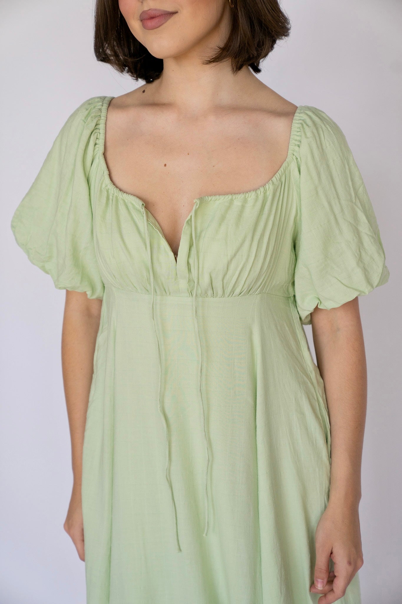 Meadow Breeze Puff Sleeve Dress (Multiple Colors)