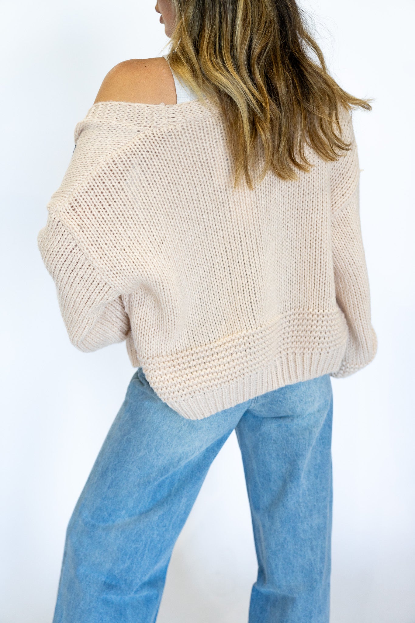 Butterfly Open Knit Sweater