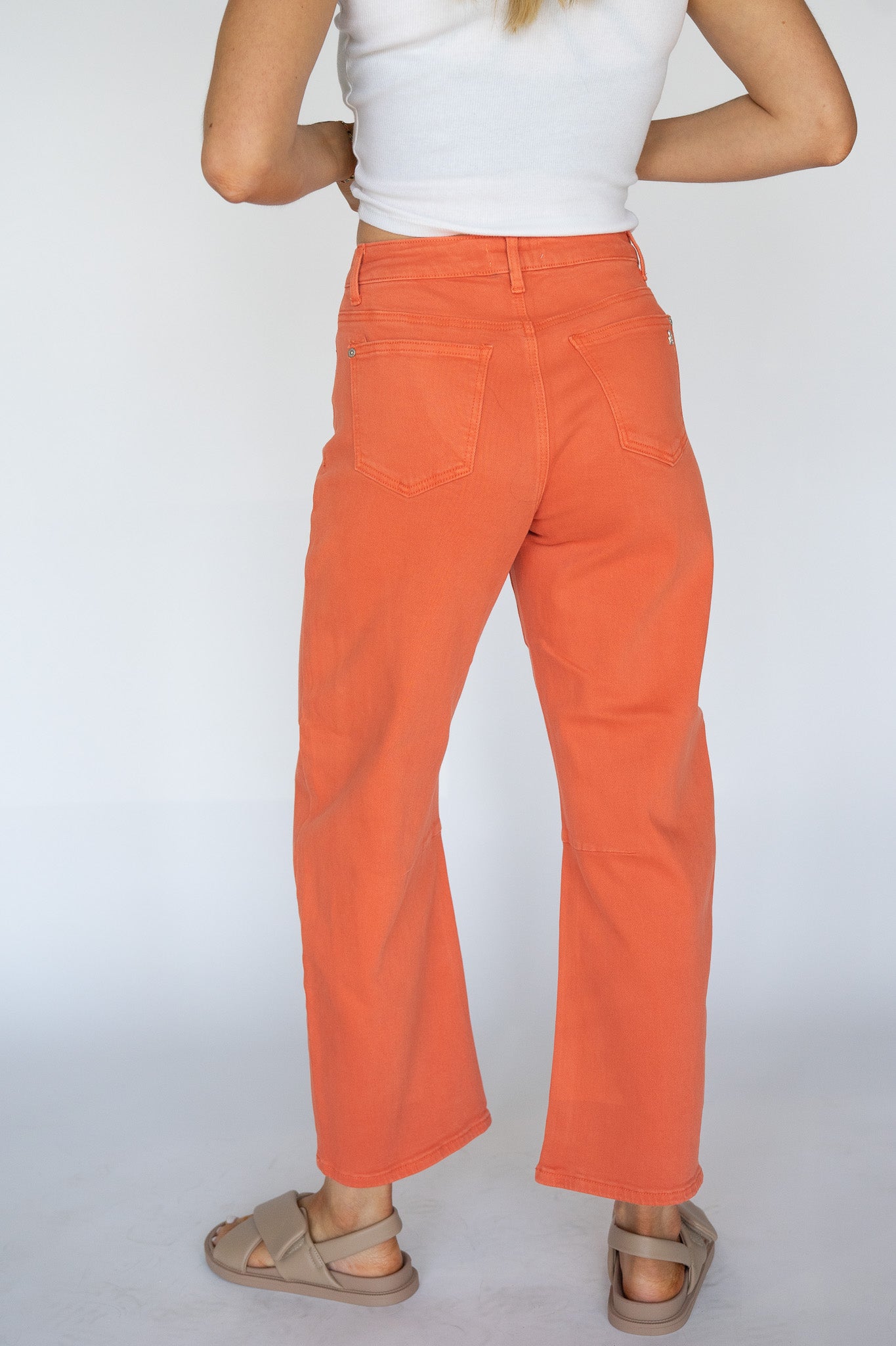Sandy Mid Rise Barrel Jeans (Multiple Colors)