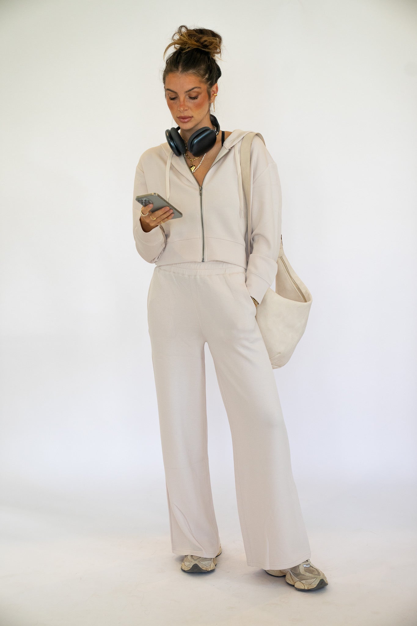 Pearl Cloud Fleece Zip up