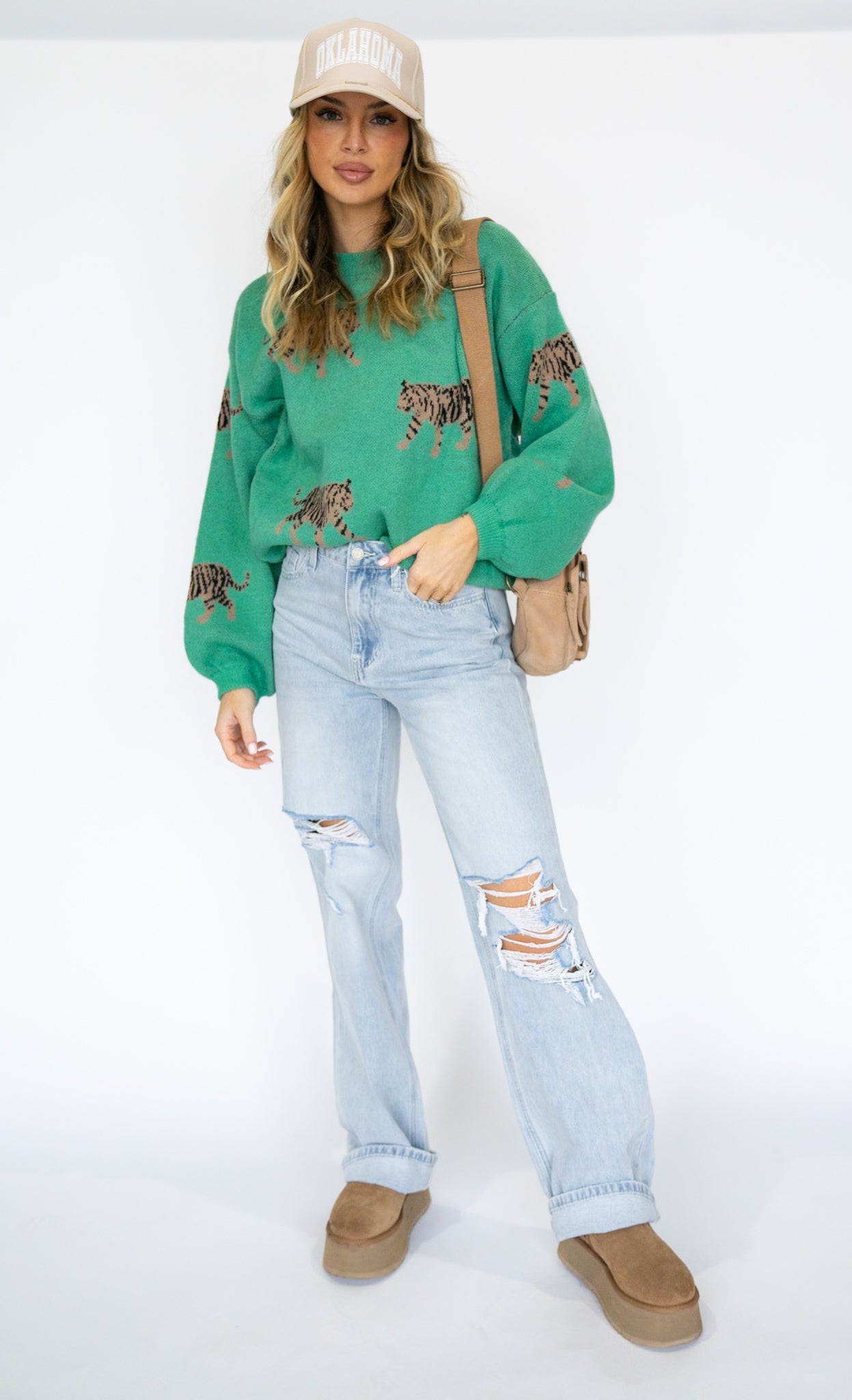 Tiger Pattern Sweater (Multiple Colors)
