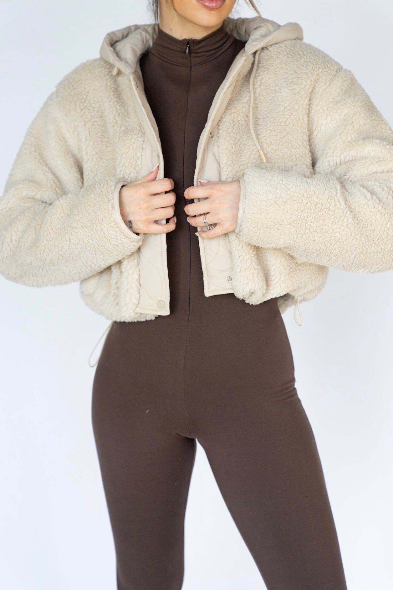 Hooded Sherpa Jacket
