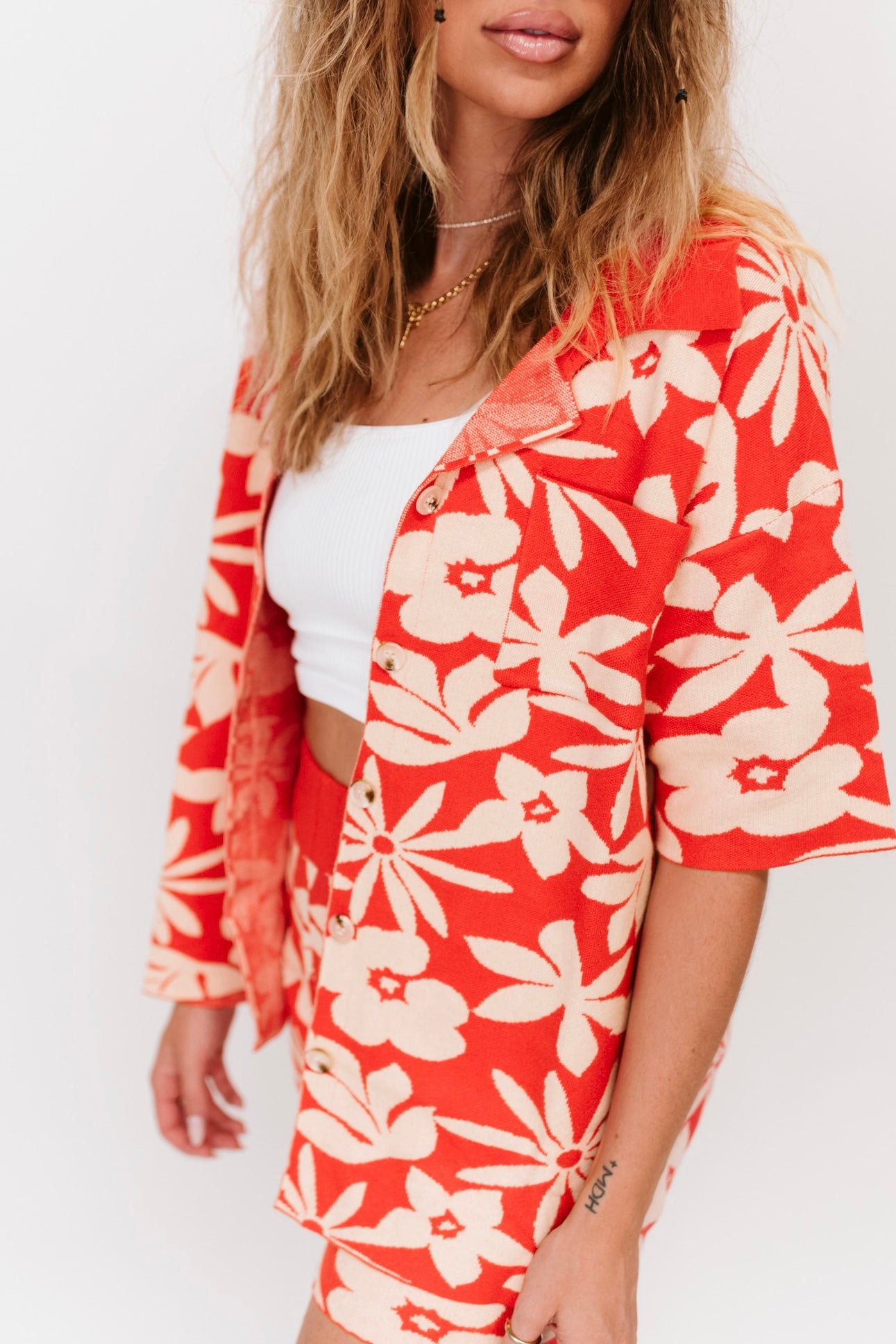Tropical Vibes Button Up