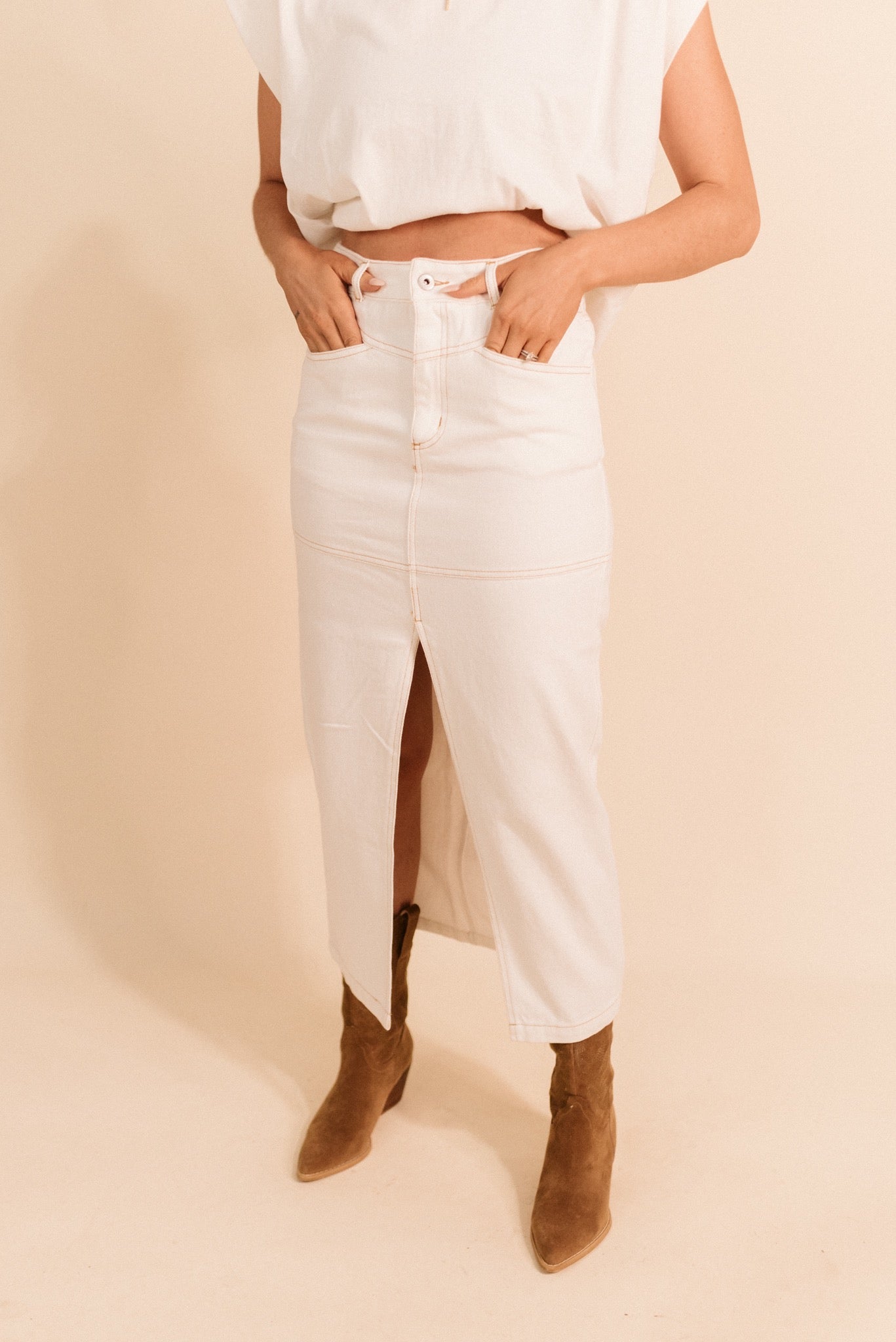 Devin Midi Skirt (Multiple Colors)