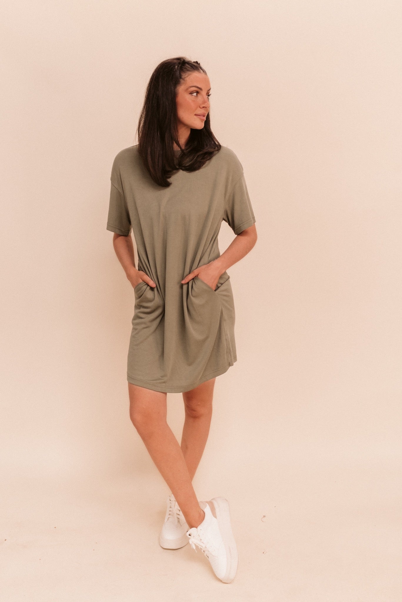 Her T-Shirt Dress (Multiple Colors)