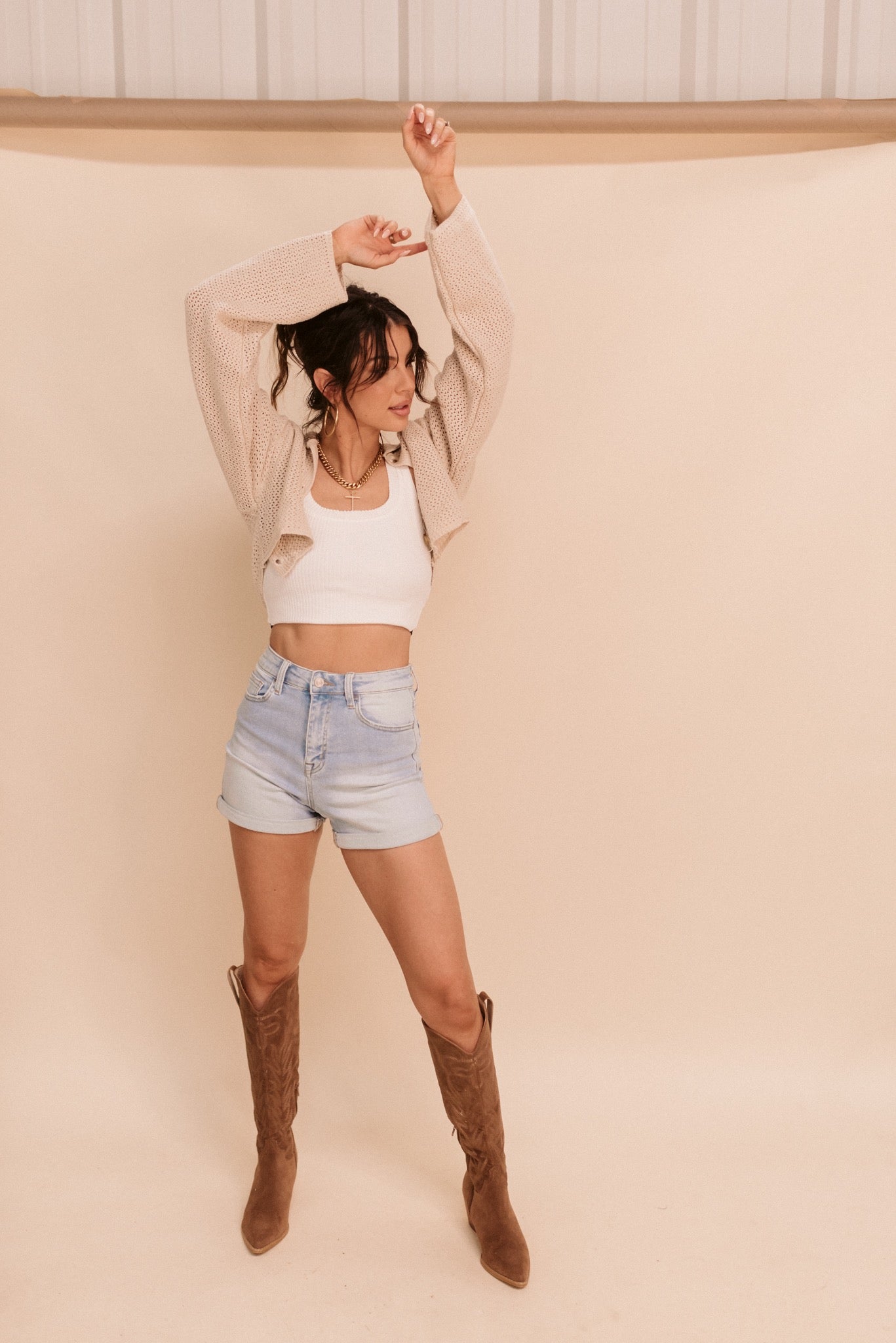 Crochet Cropped Cardi