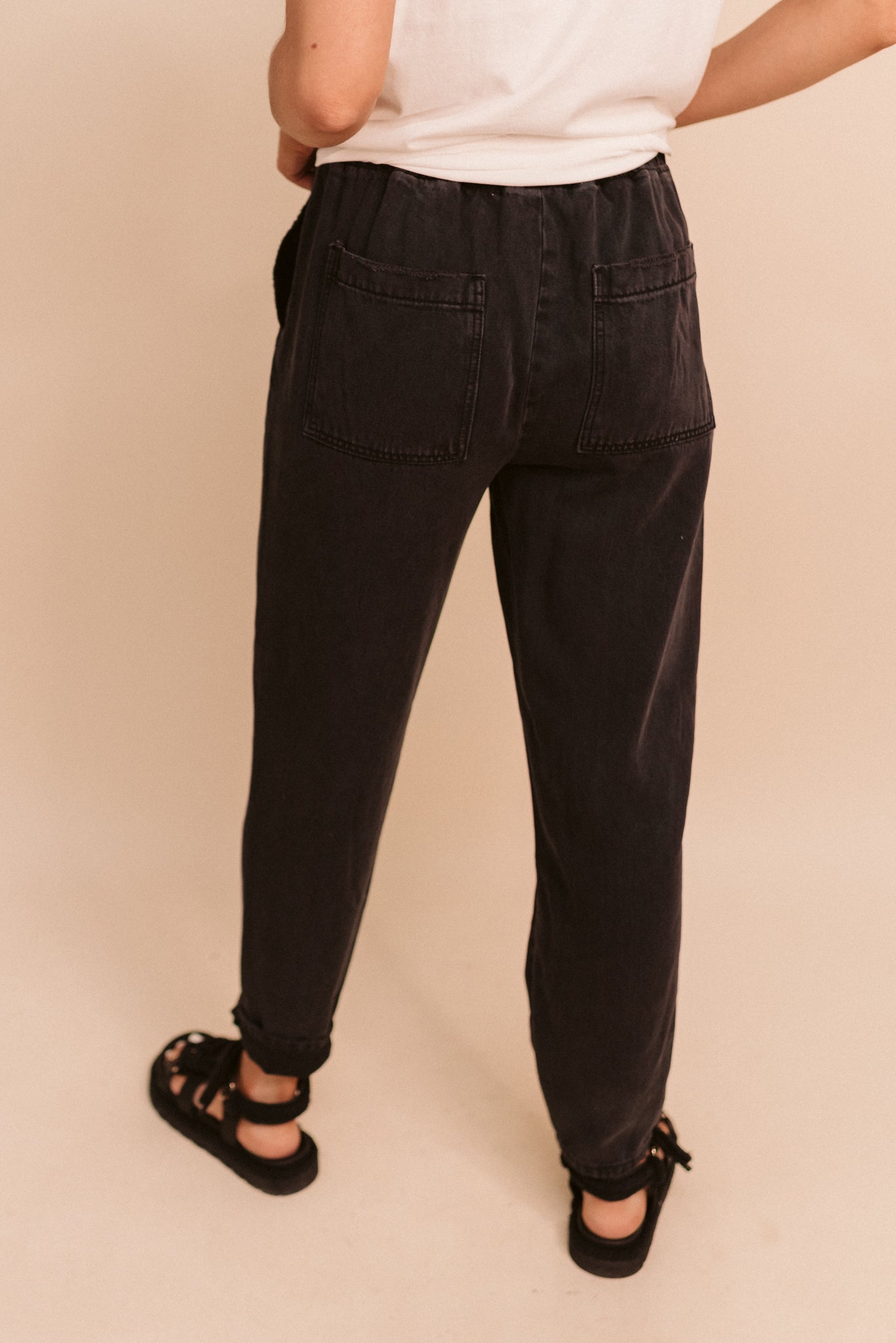 Black Drawstring Pants