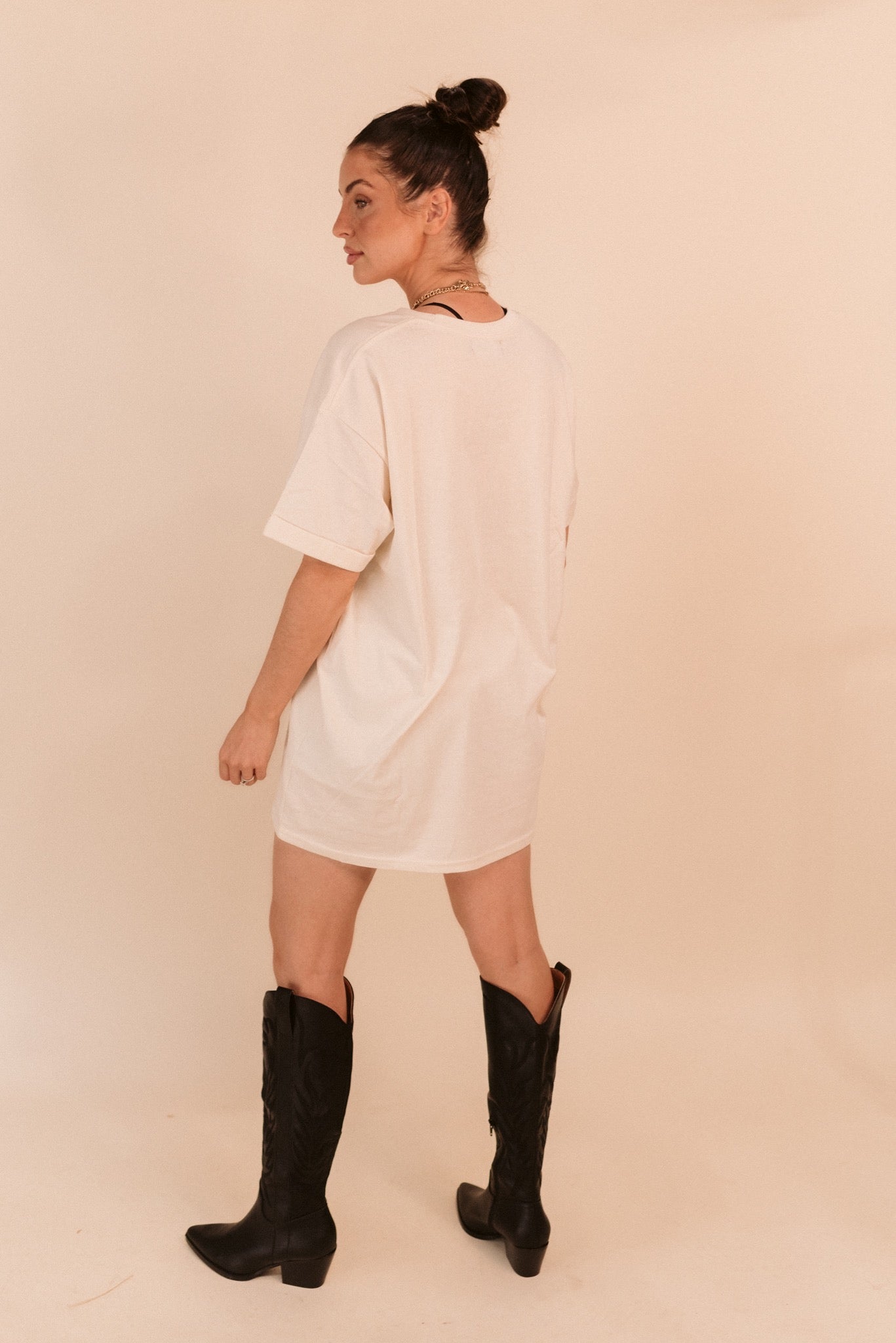 Cowboy Graphic T Dress