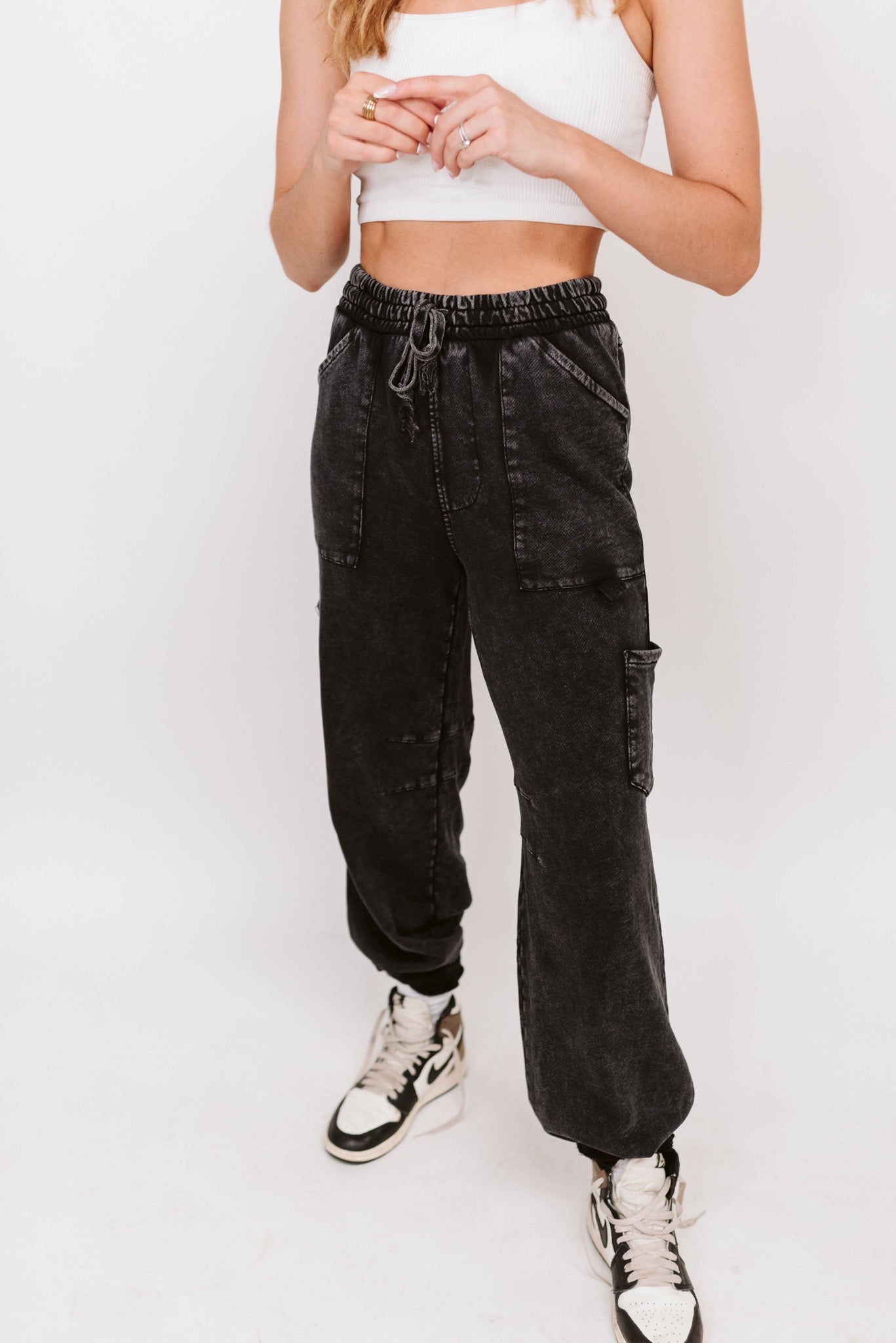 Washed Terry Cargos (Multiple Colors)