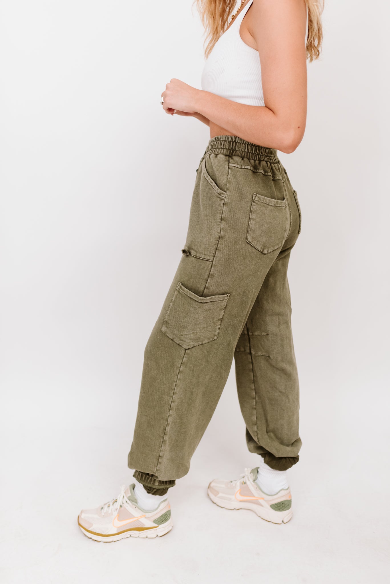 Washed Terry Cargos (Multiple Colors)