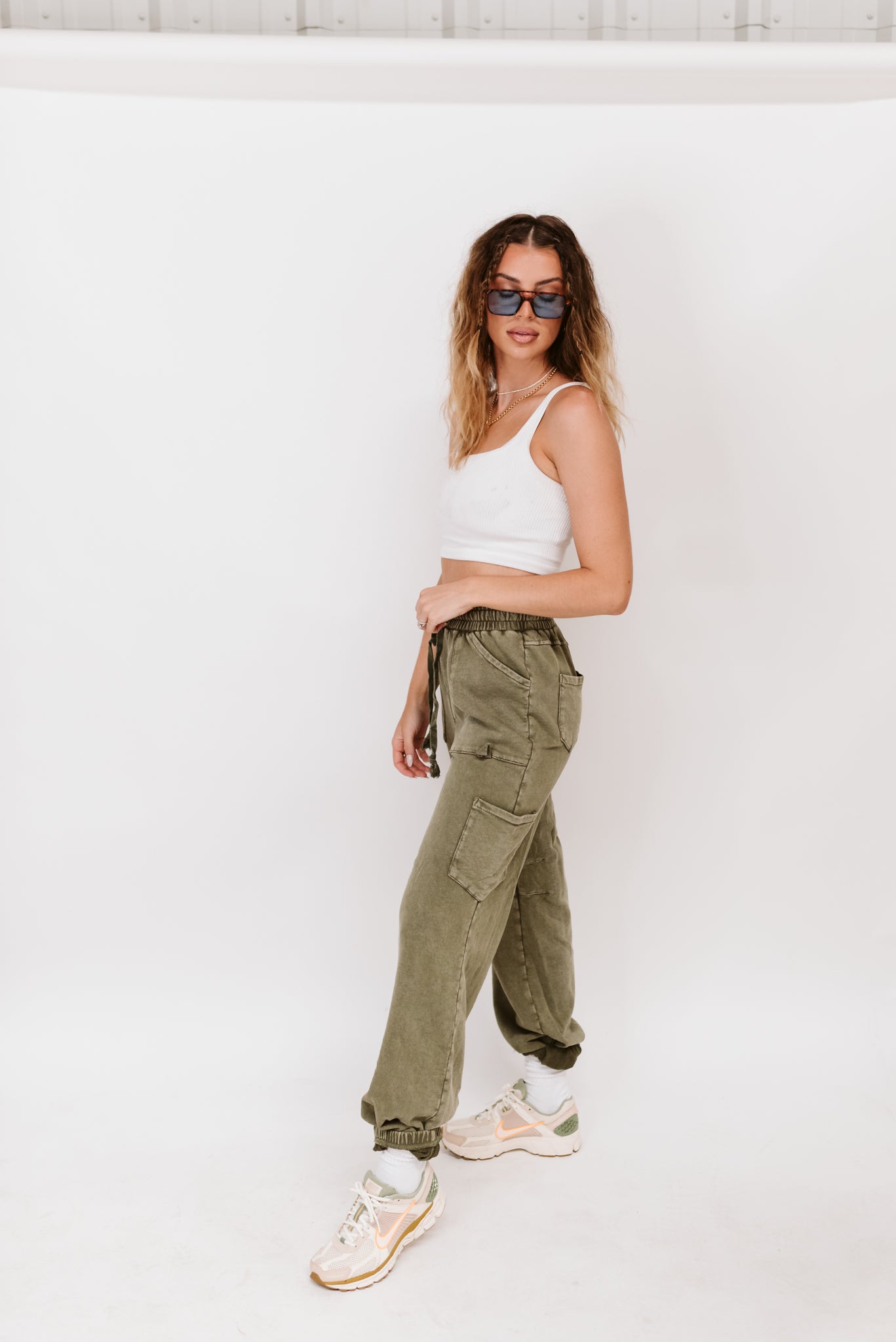 Washed Terry Cargos (Multiple Colors)