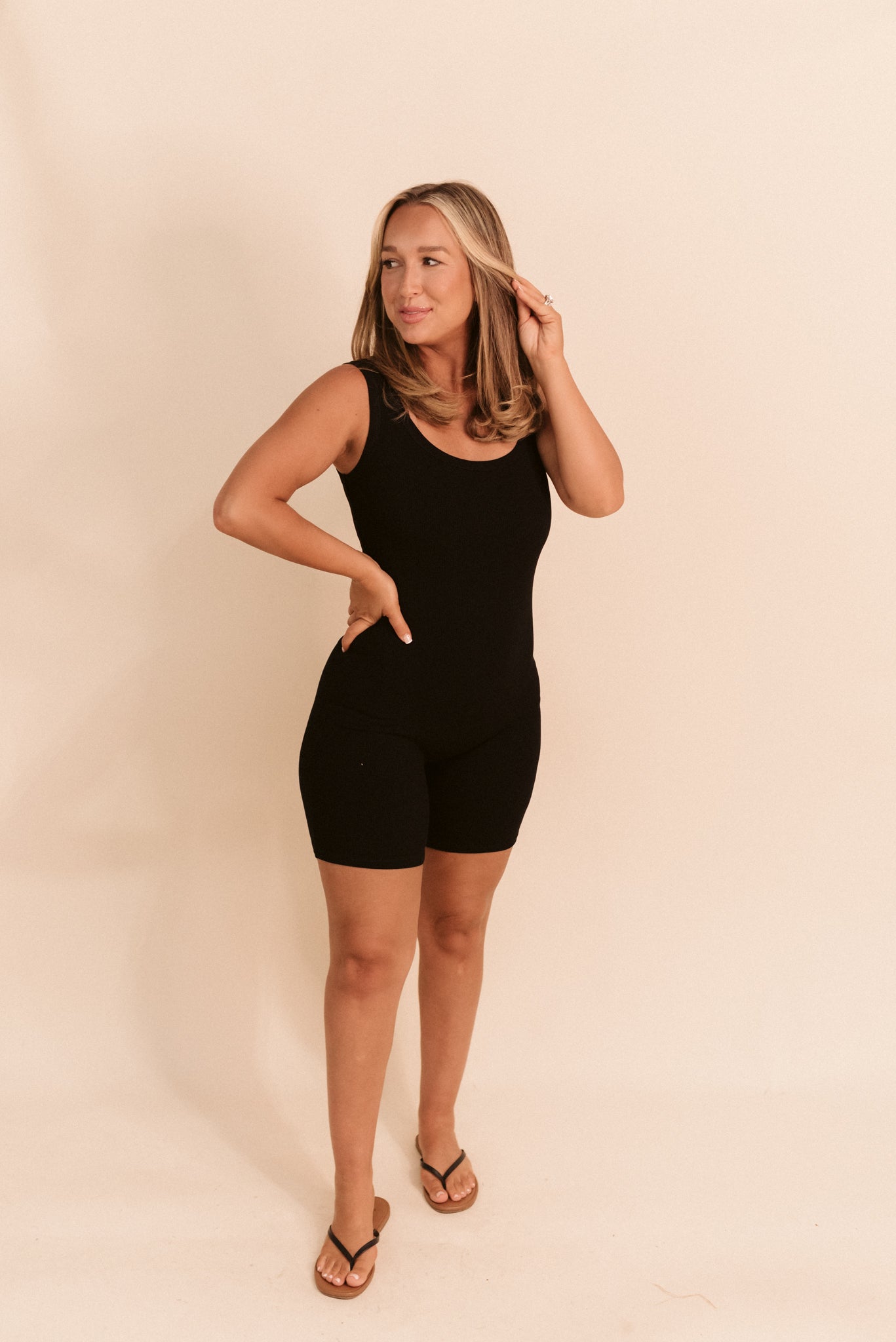 Ribbed Knit Romper (Multiple Colors)