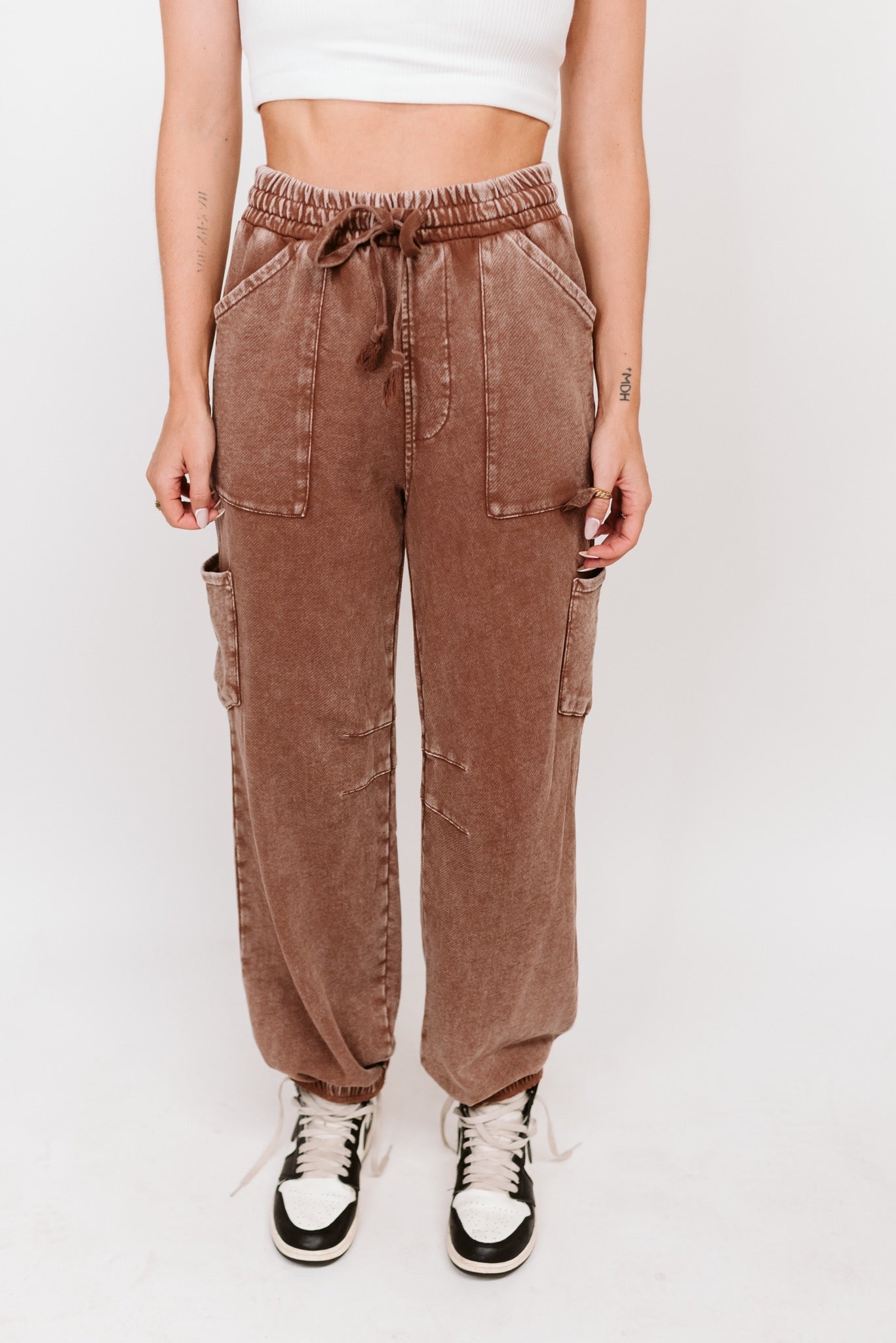 Washed Terry Cargos (Multiple Colors)