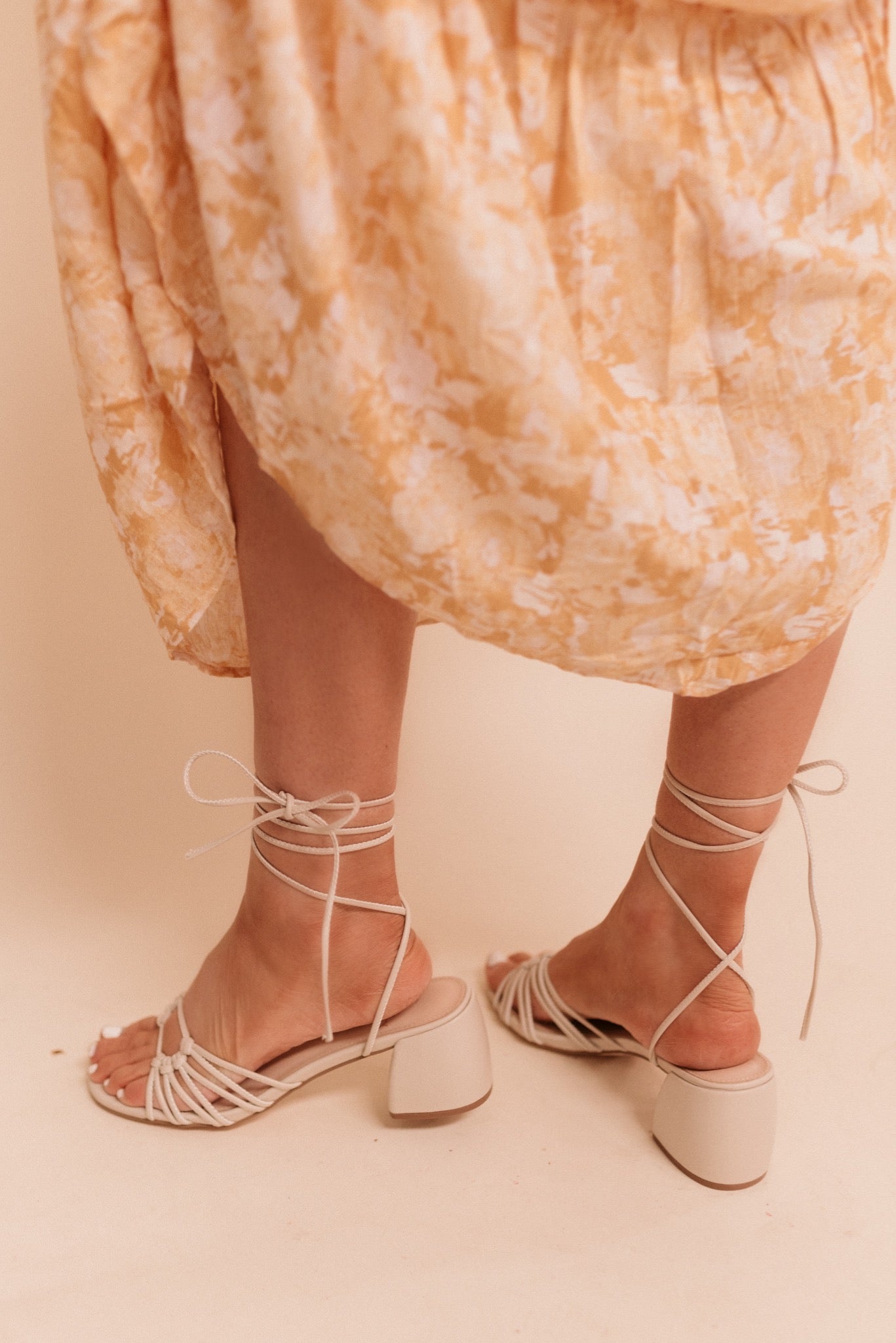 Celia Lace Up Heel (Multiple Colors)