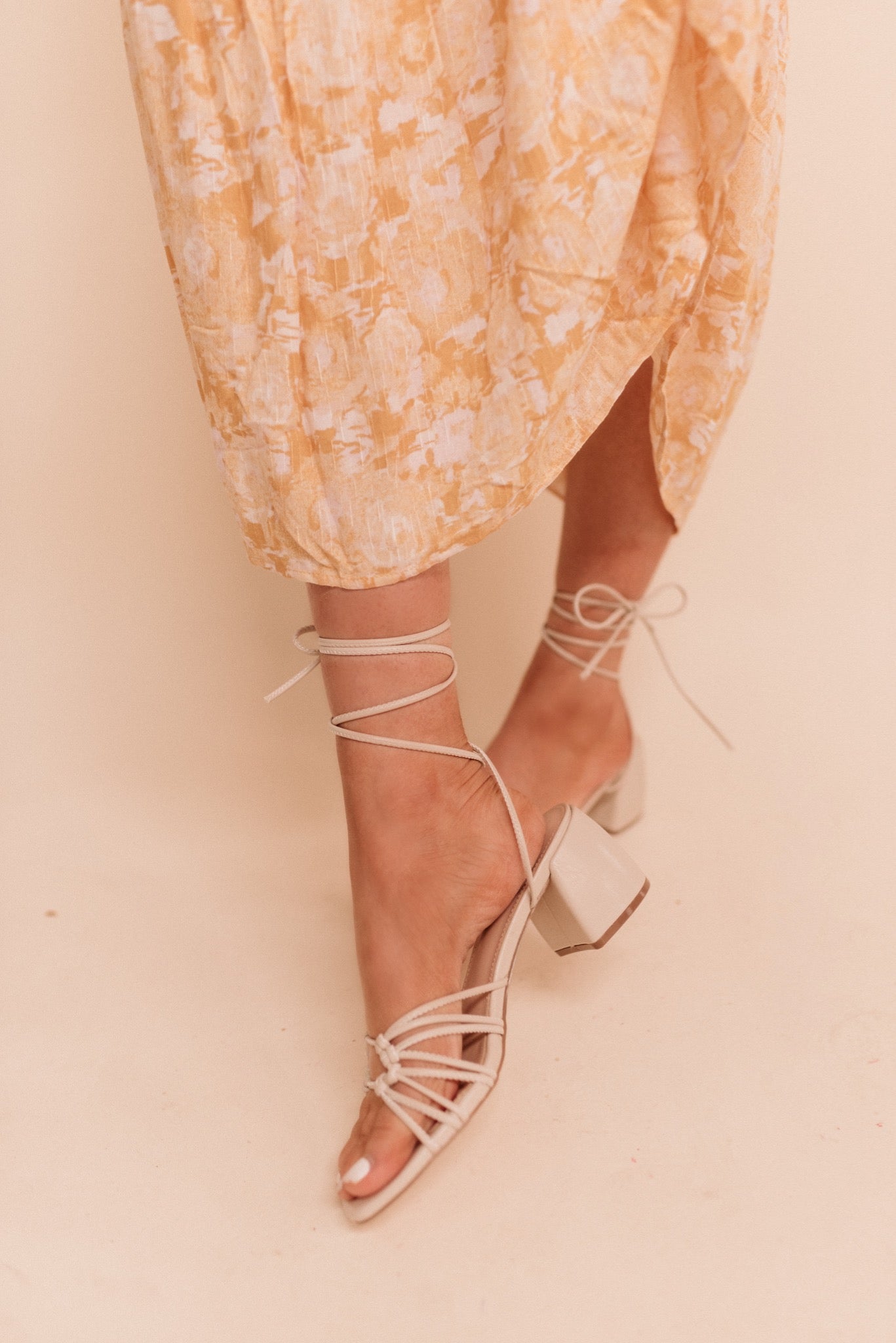 Celia Lace Up Heel (Multiple Colors)