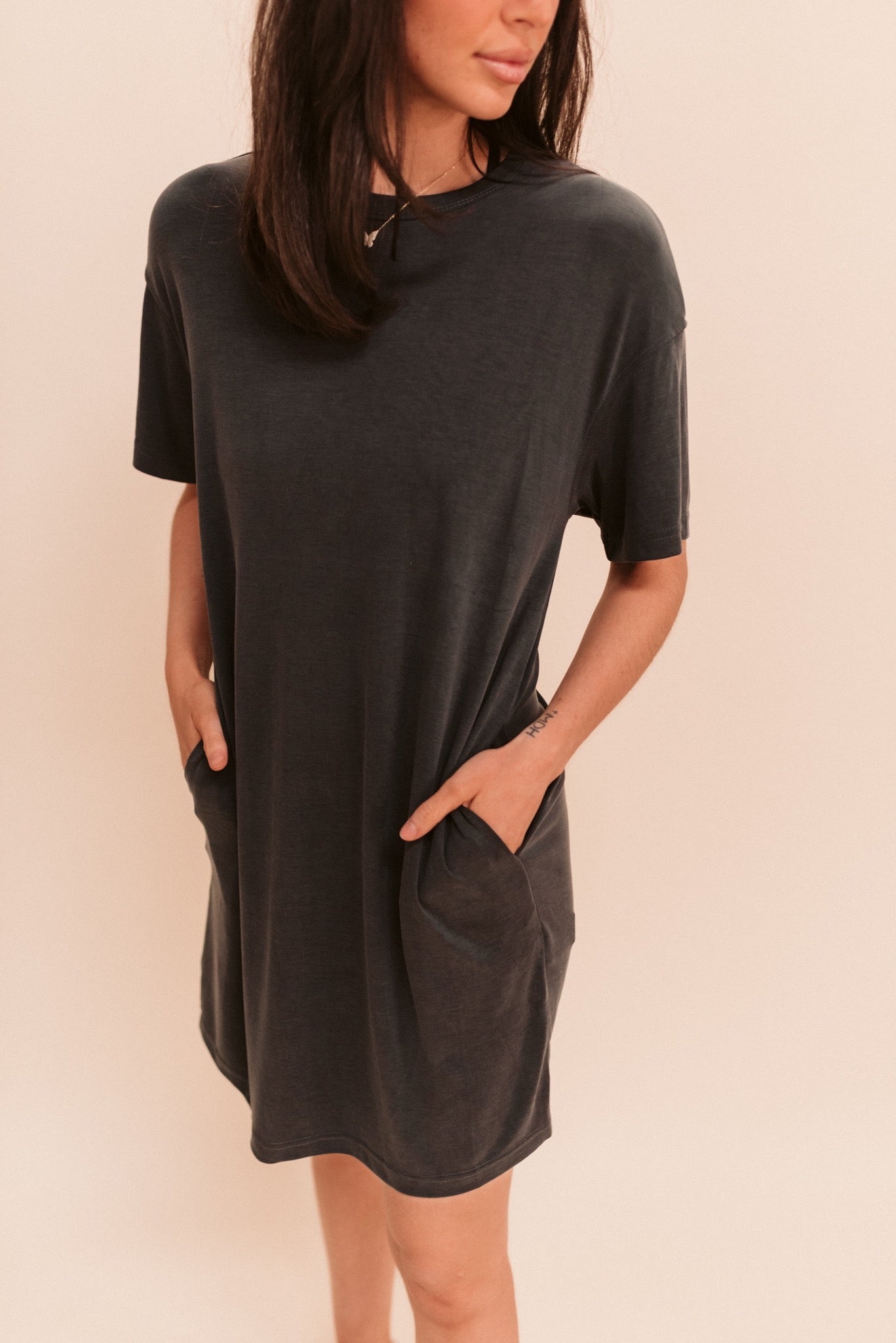 Her T-Shirt Dress (Multiple Colors)