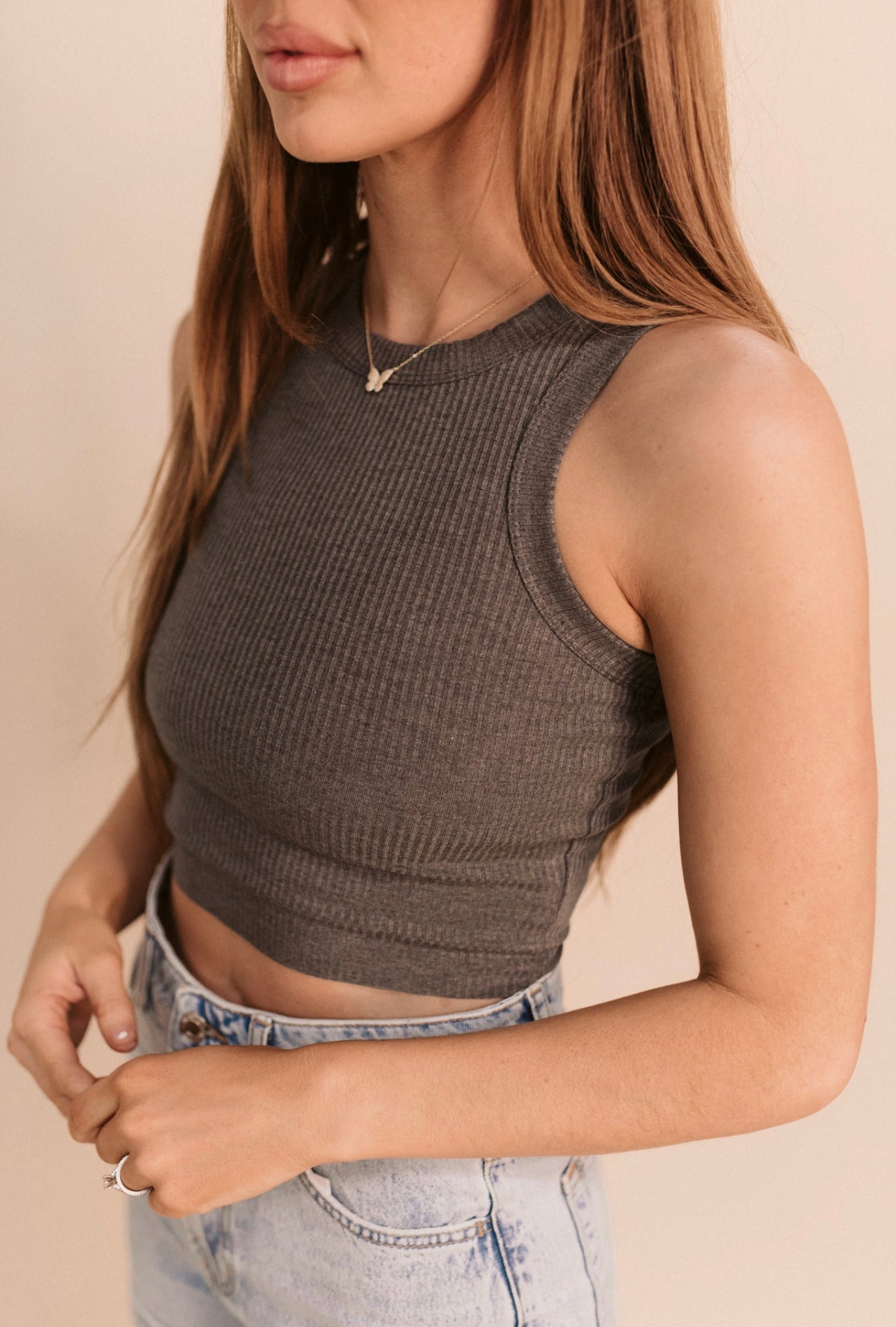 Katy Cropped Tank (Multiple Colors)