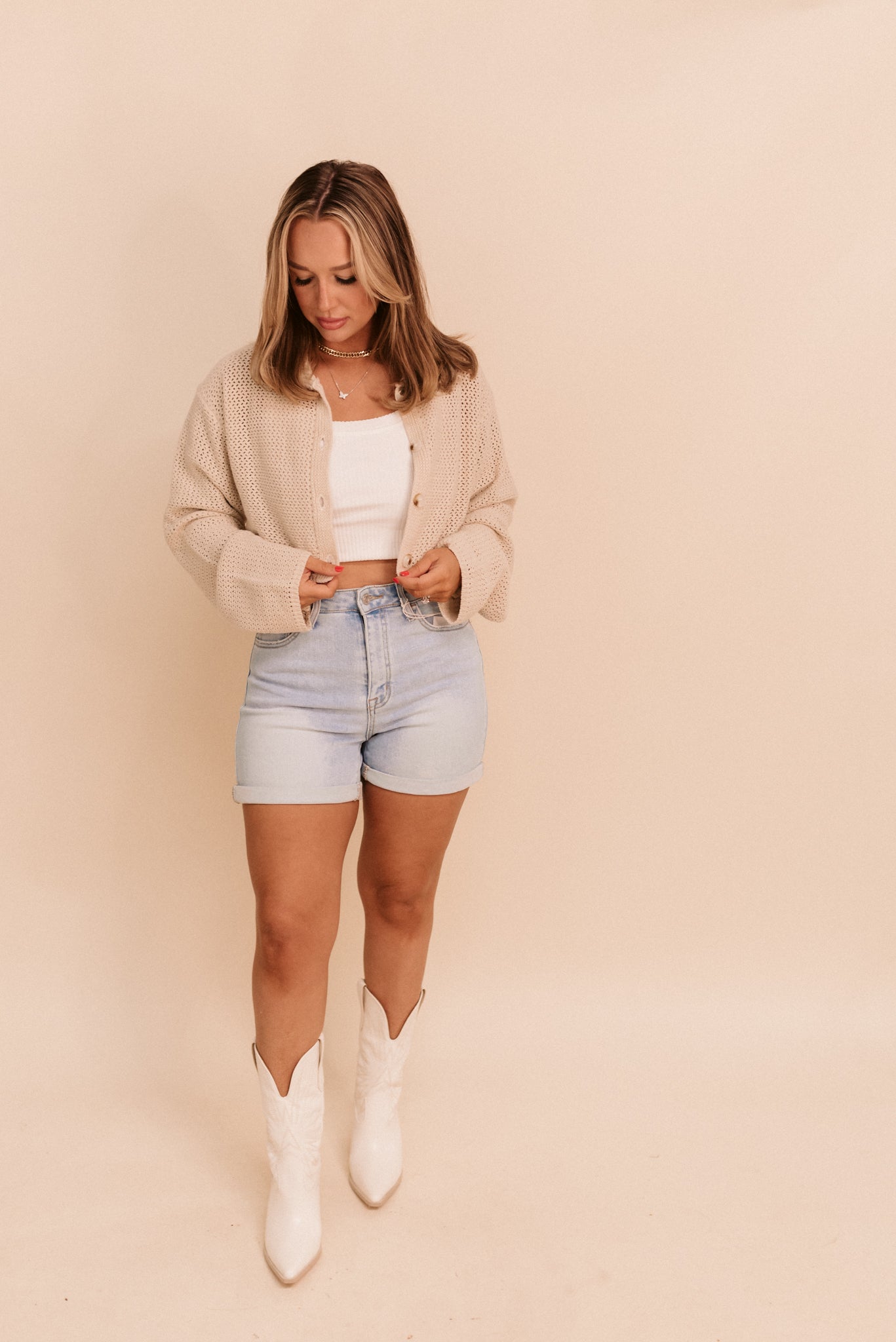 Crochet Cropped Cardi