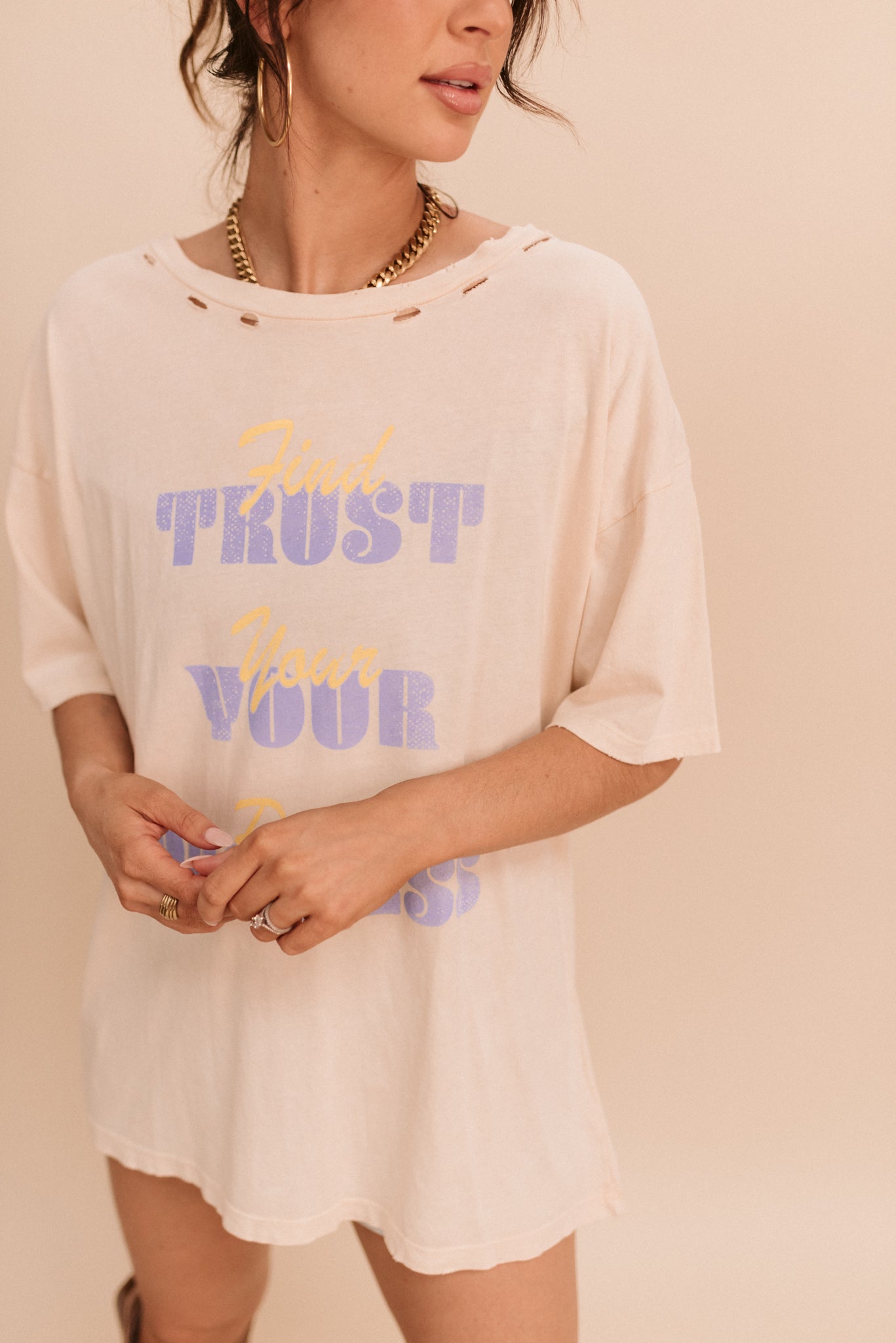 Trust The Process Oversized Tee