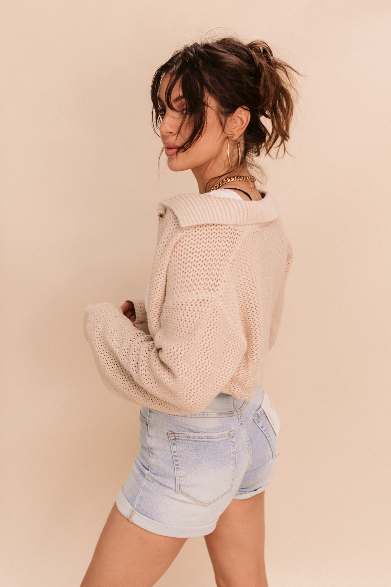 Crochet Cropped Cardi