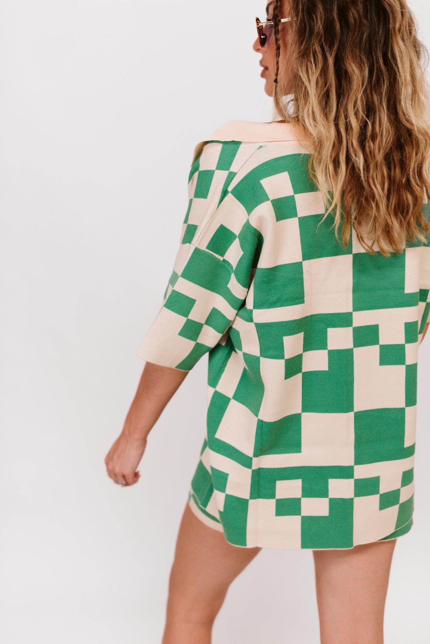 Chloe Button Up - Green